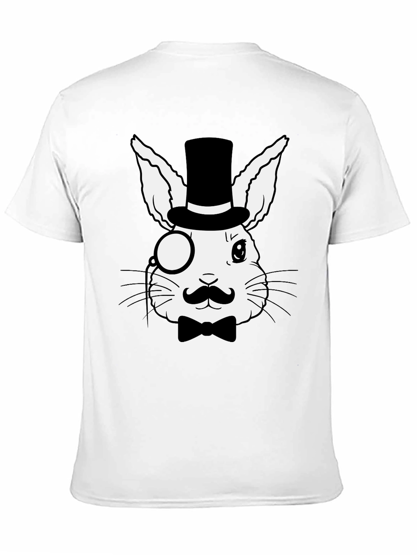 Dapper Rabbit T-Shirt - Stylish Bunny Design