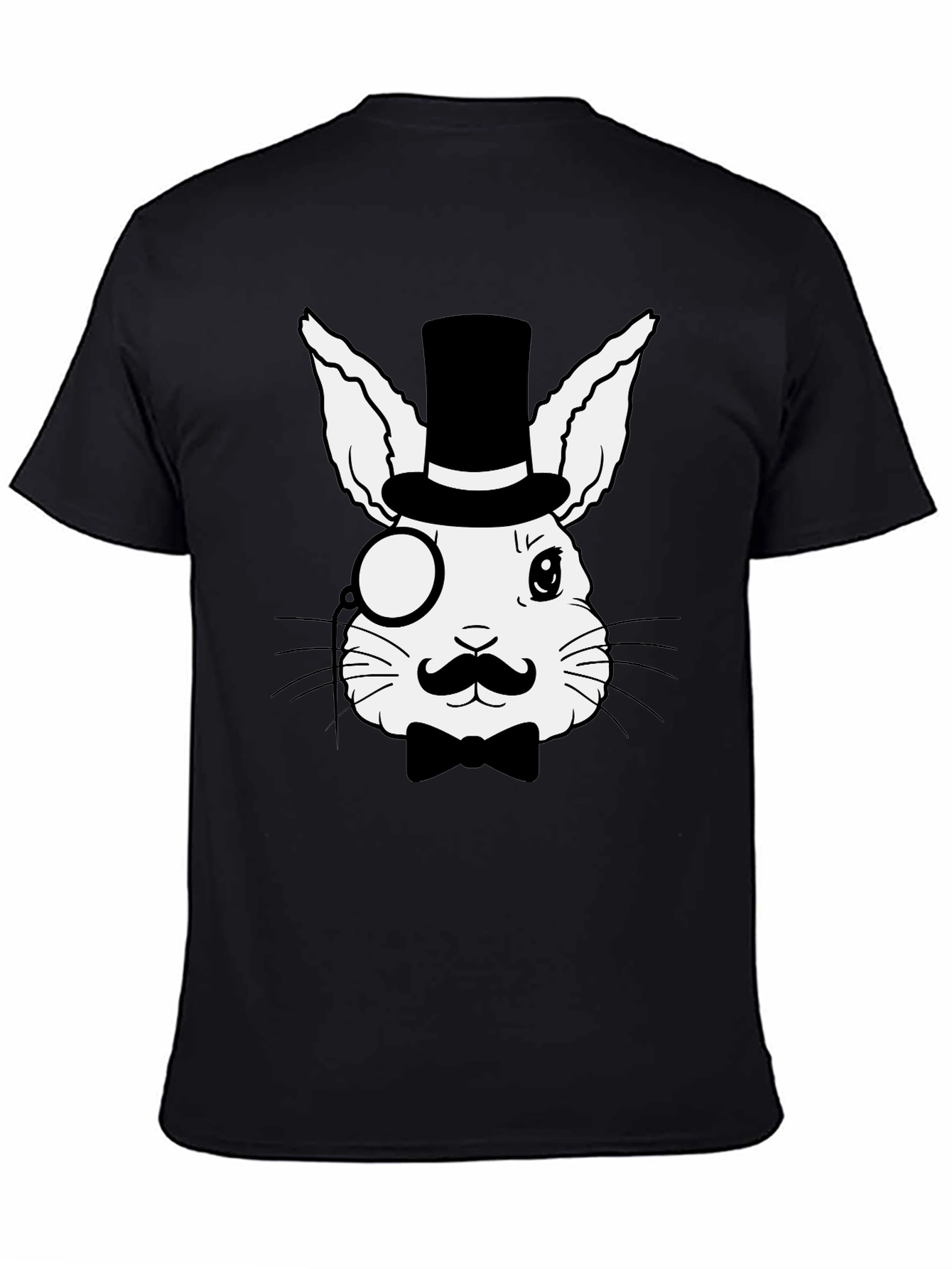 Dapper Rabbit T-Shirt - Stylish Bunny Design