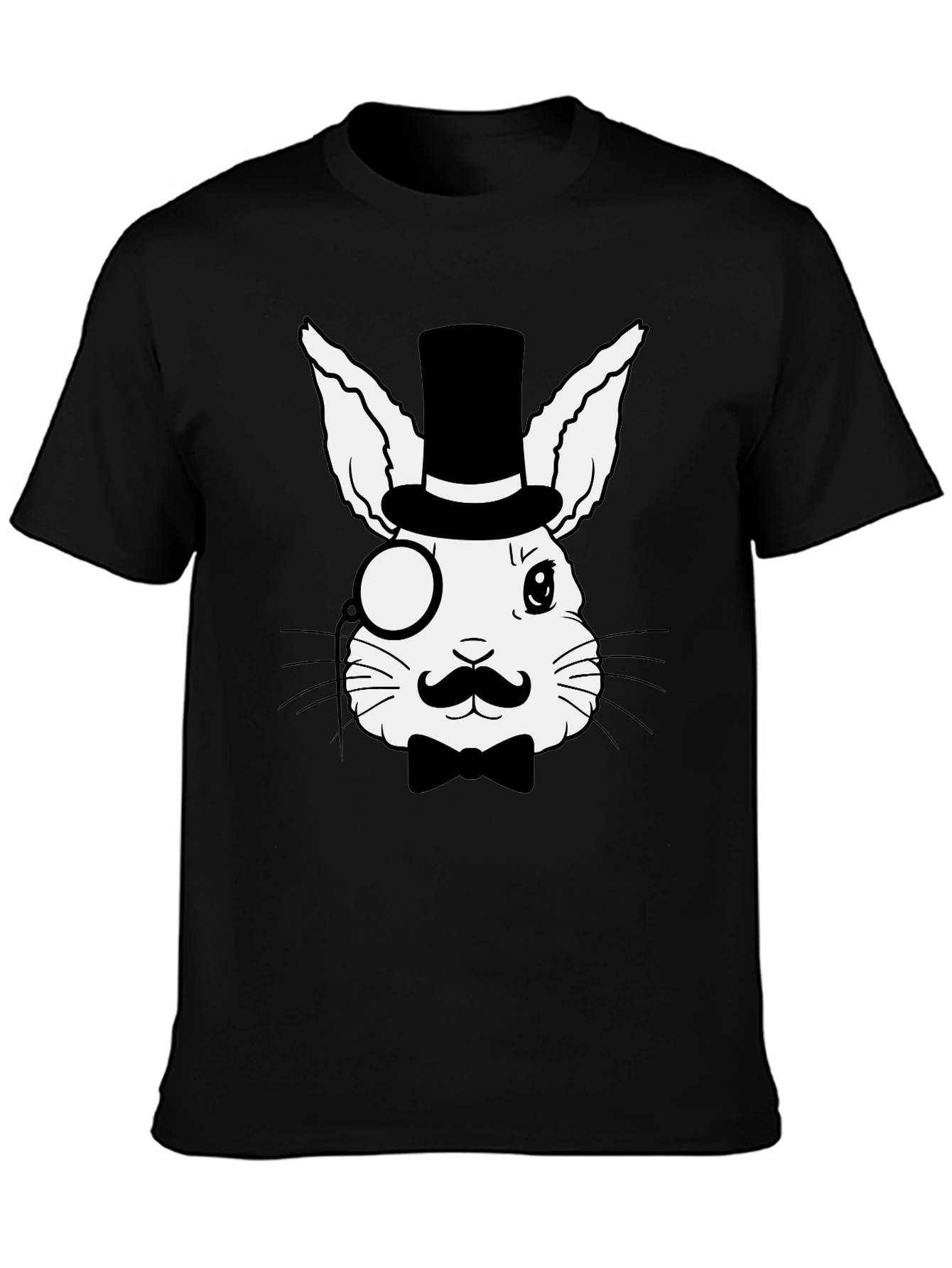 Dapper Rabbit T-Shirt - Stylish Bunny Design