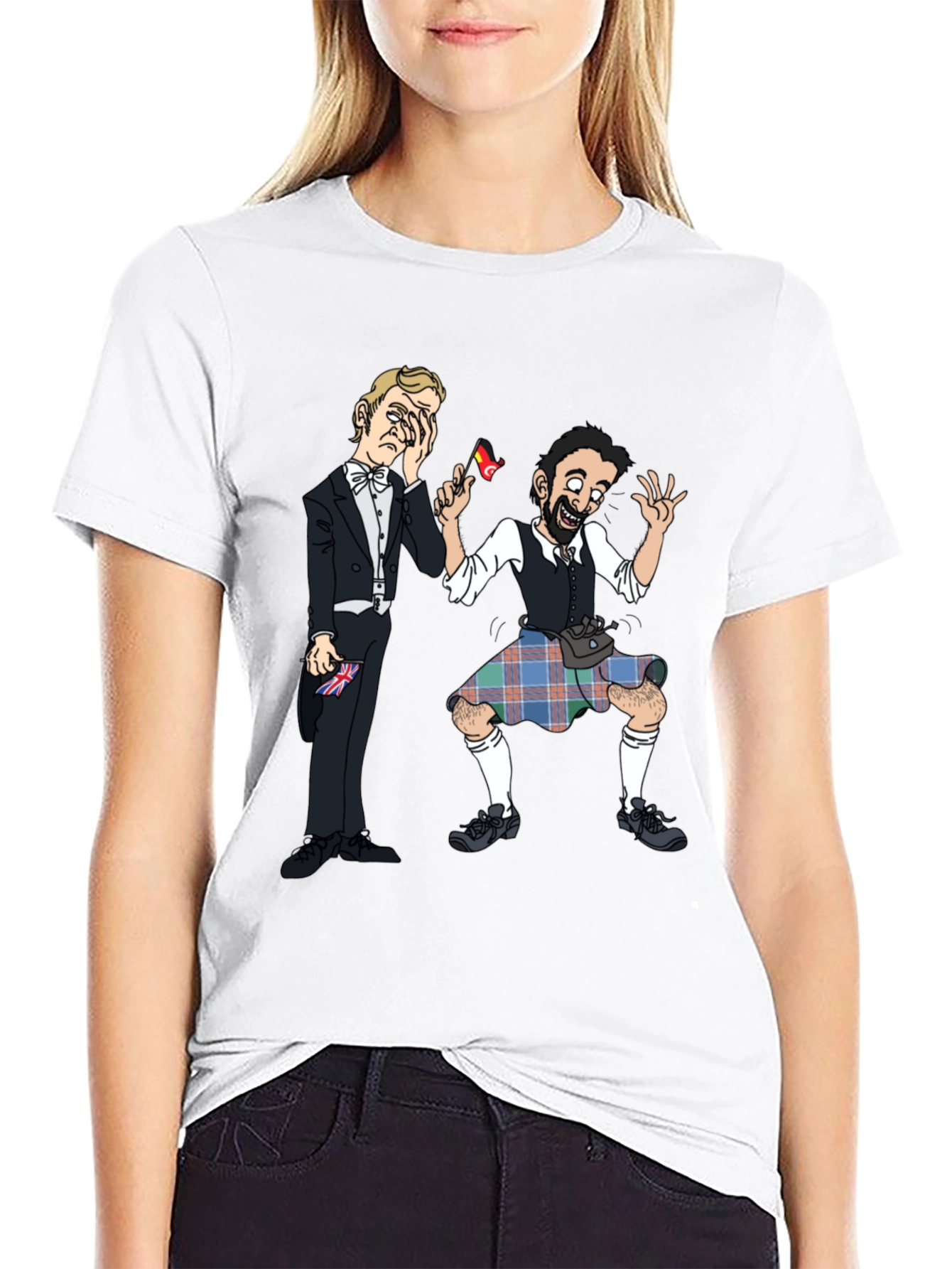 Humorous Cartoon Graphic Tee