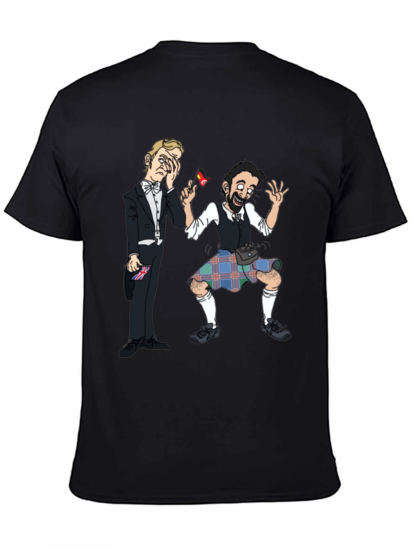 Humorous Cartoon Graphic Tee