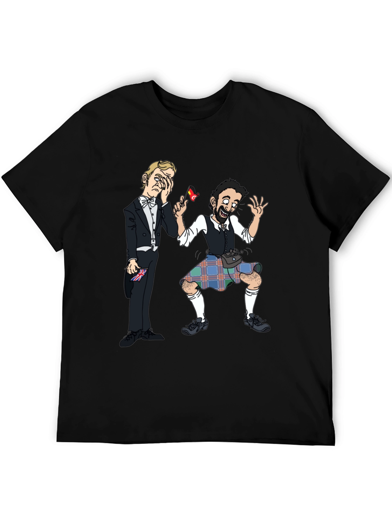 Humorous Cartoon Graphic Tee
