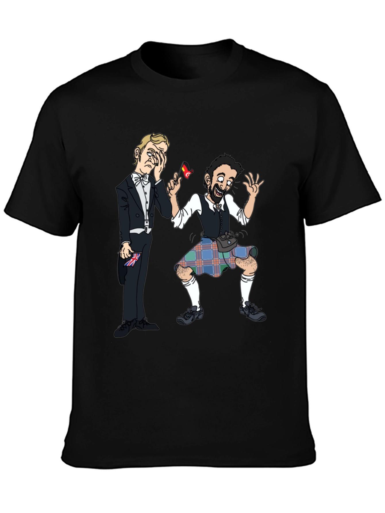 Humorous Cartoon Graphic Tee