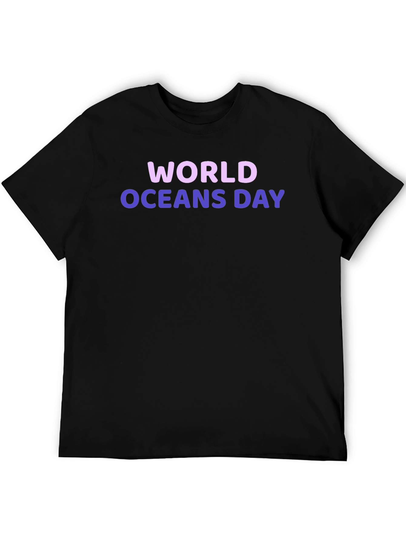 World Oceans Day T-Shirt - Black