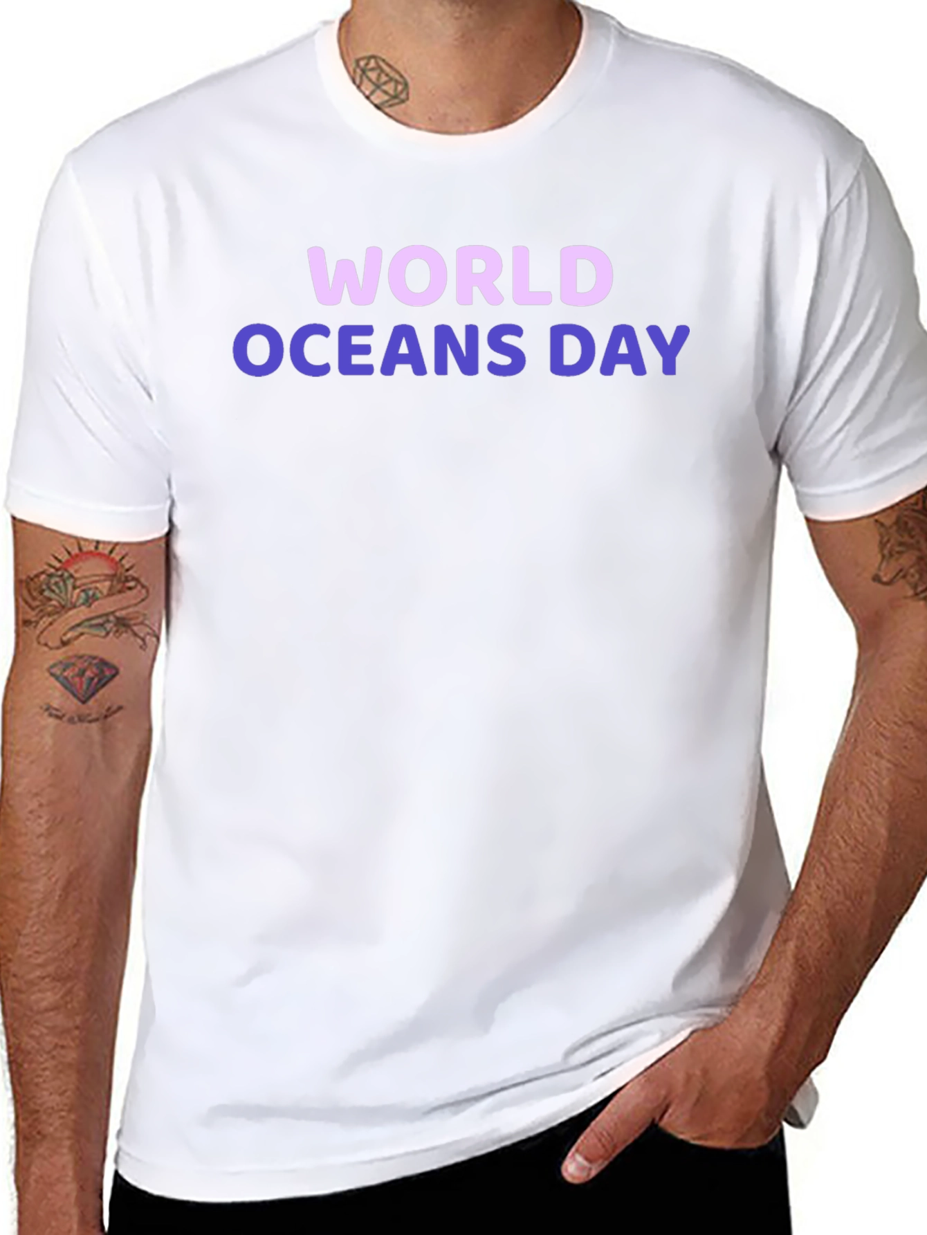 World Oceans Day T-Shirt - Black