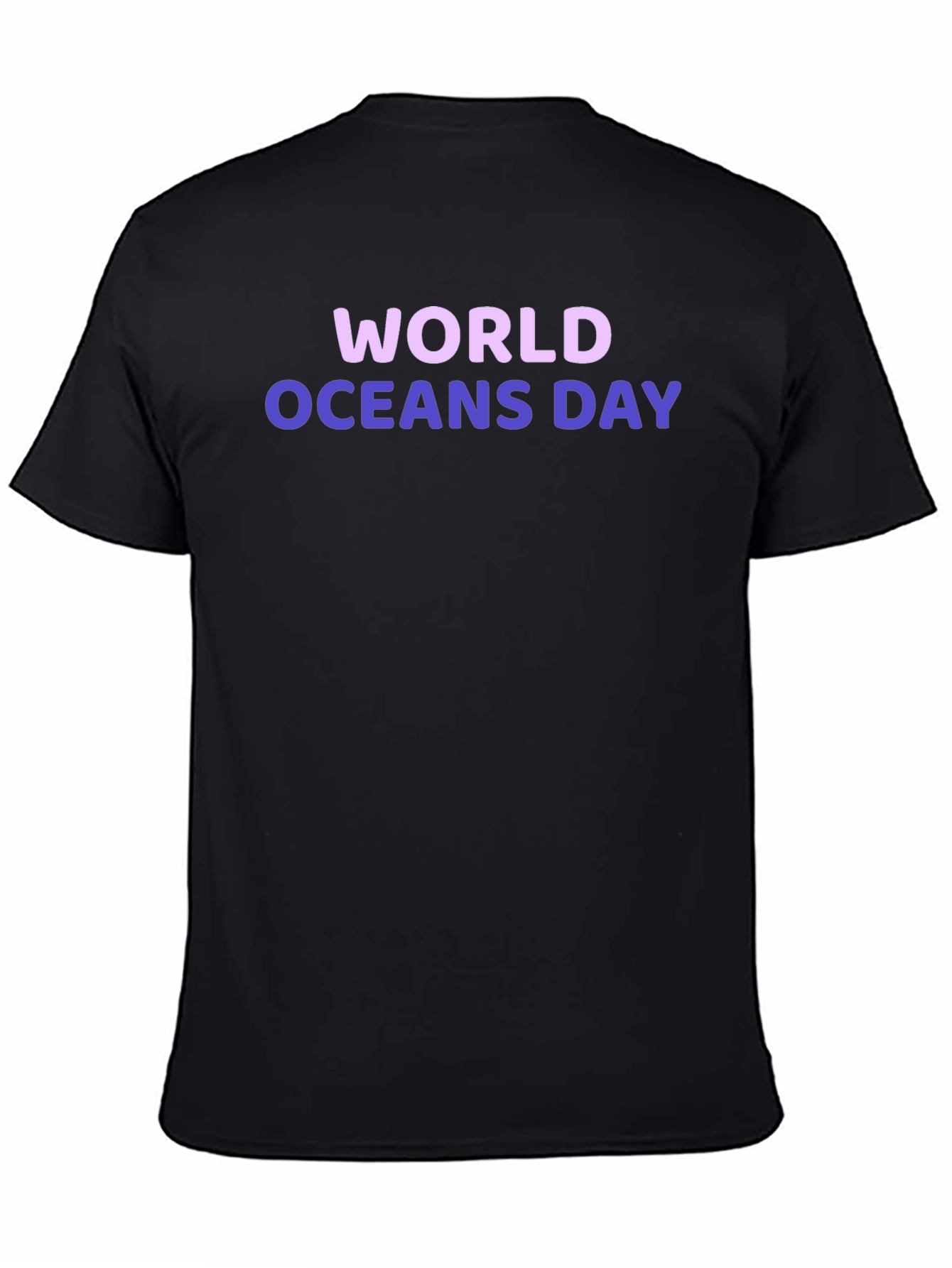 World Oceans Day T-Shirt - Black