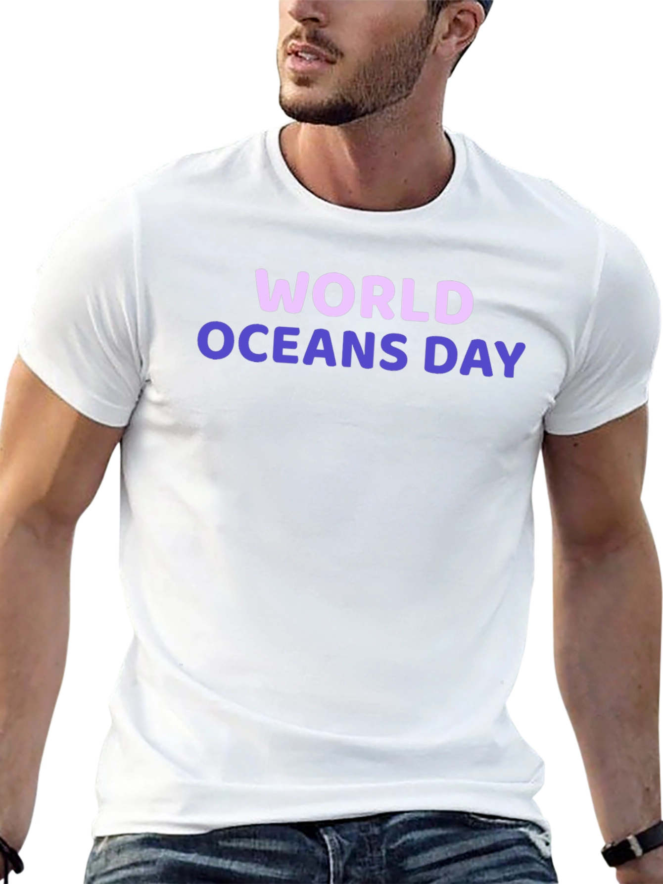 World Oceans Day T-Shirt - Black