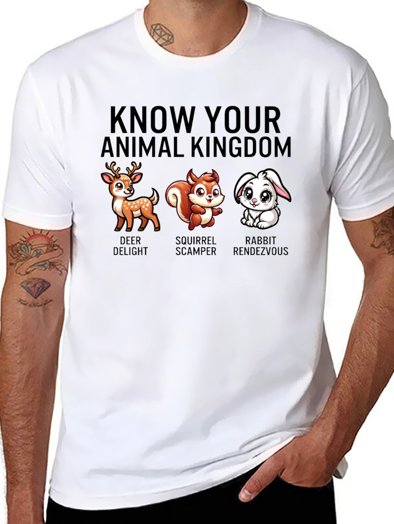 Know Your Animal Kingdom Graphic Tee