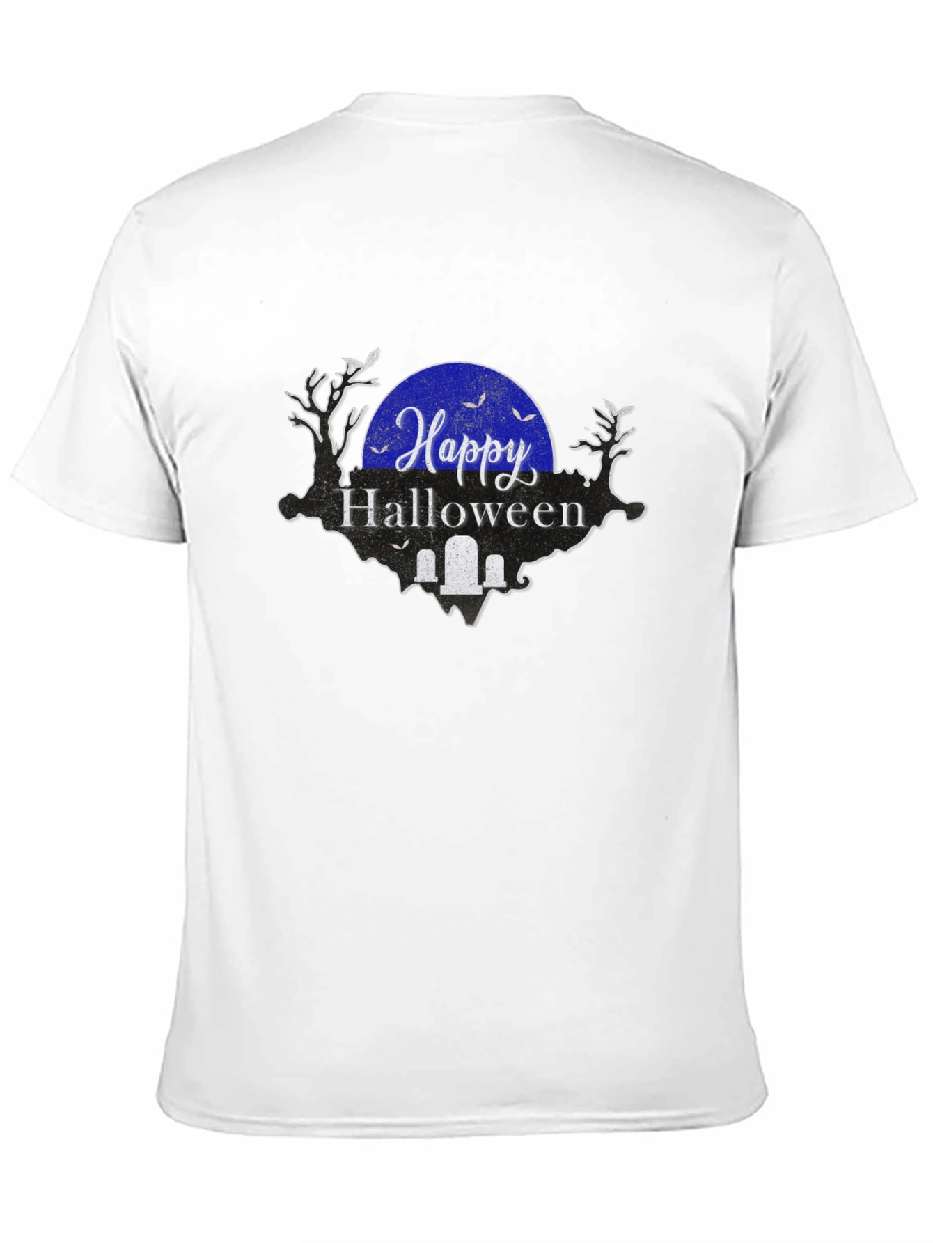 Happy Halloween Graphic Tee - Black Shirt