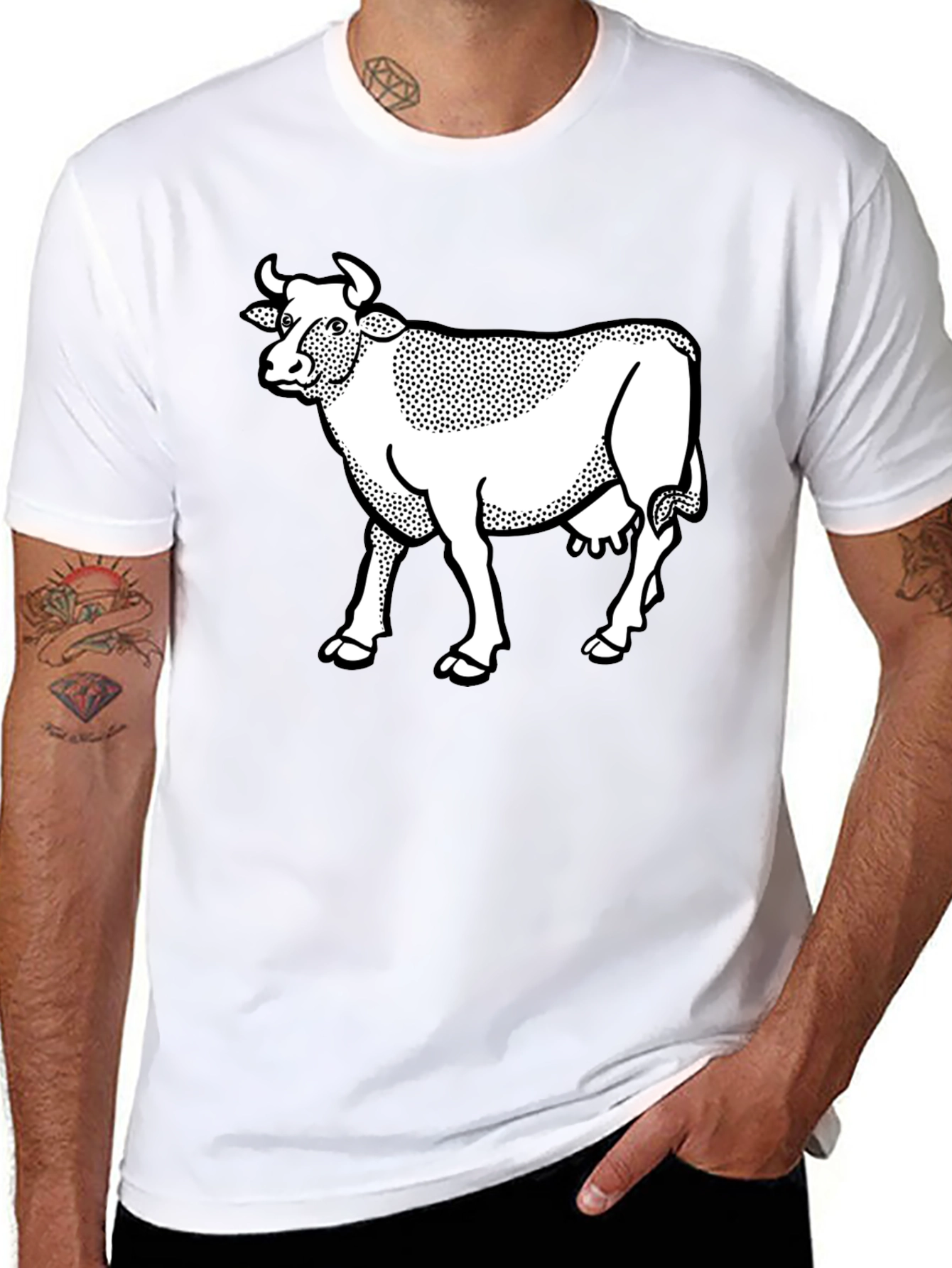 Black Cow Graphic Tee