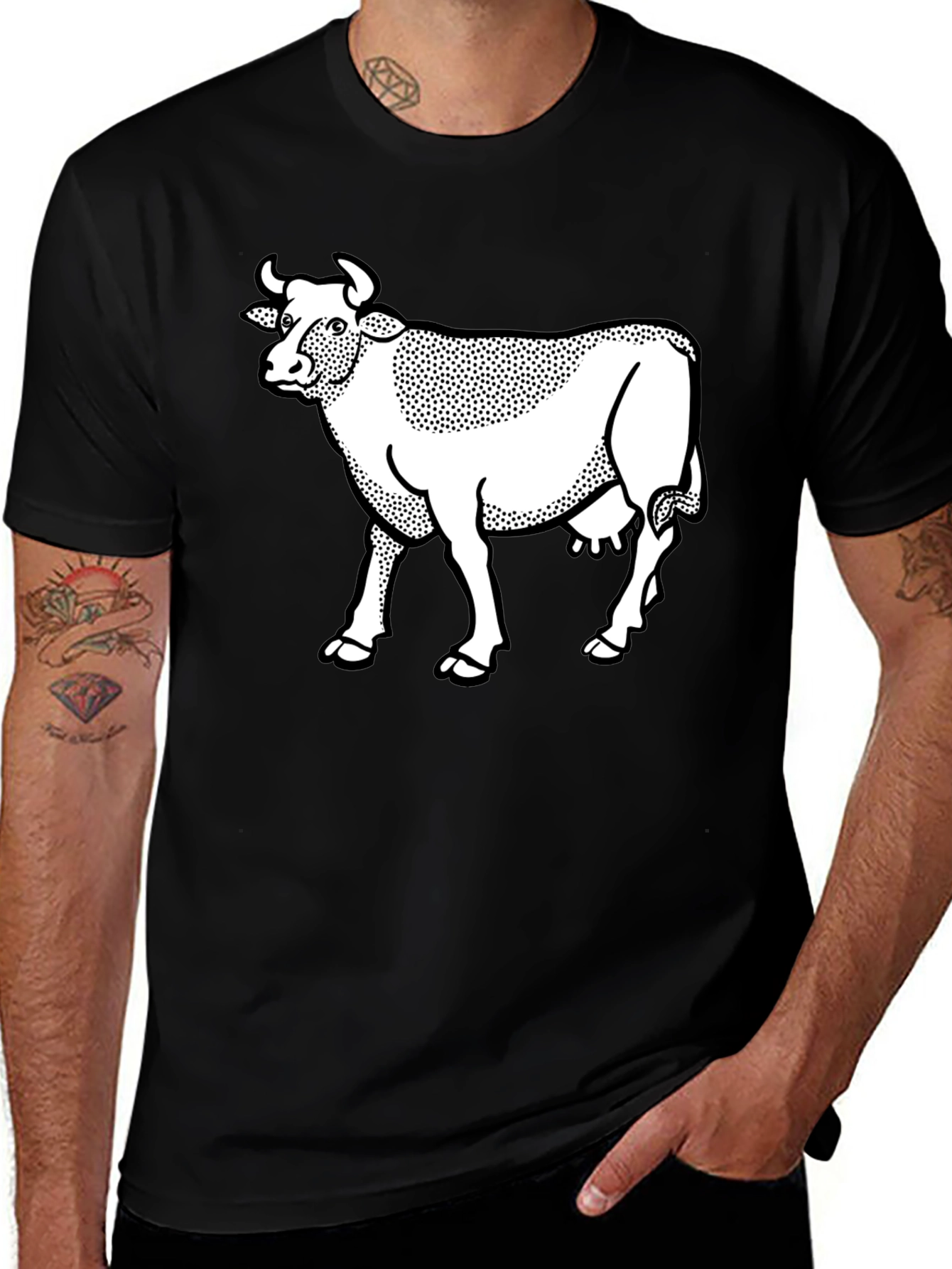 Black Cow Graphic Tee
