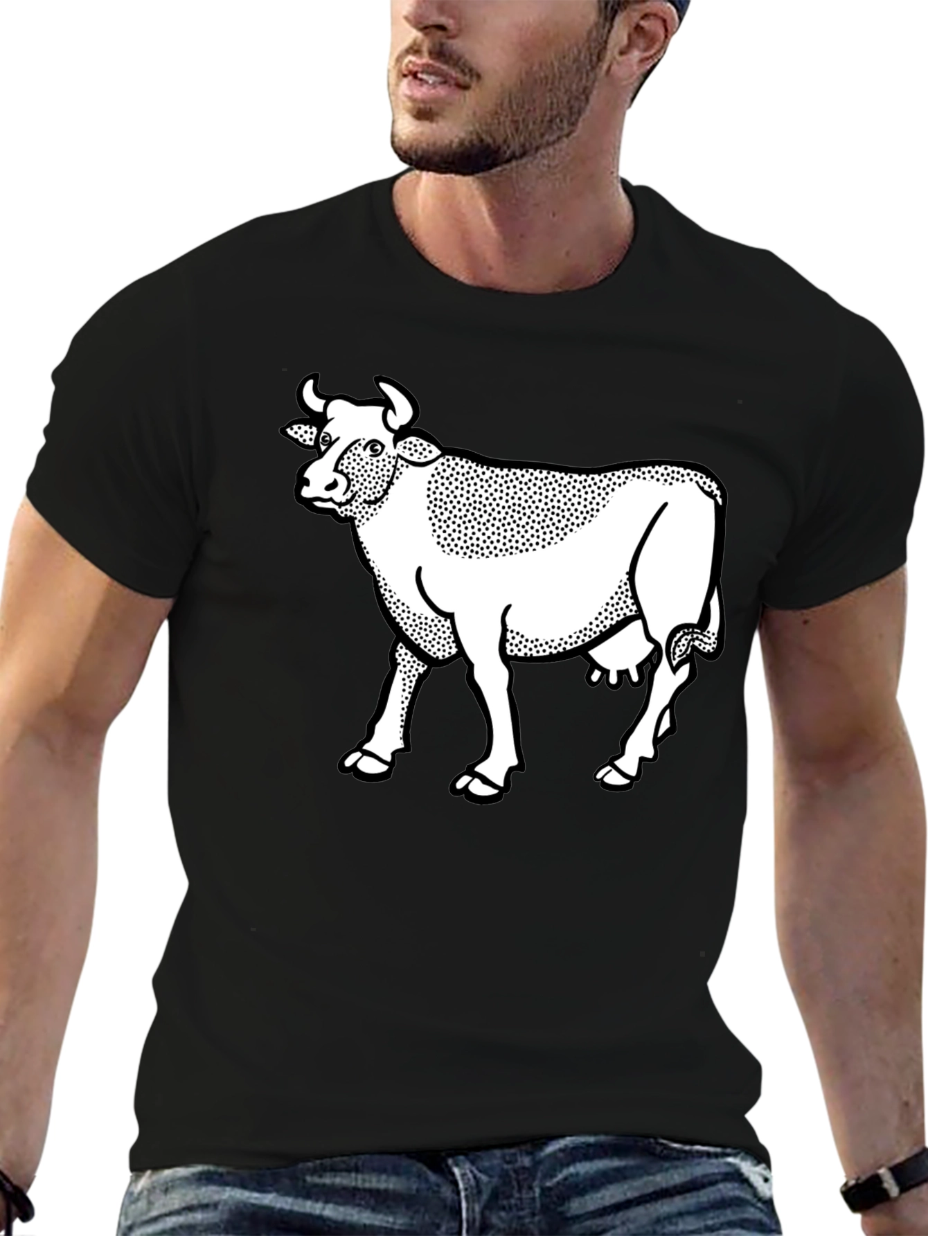 Black Cow Graphic Tee