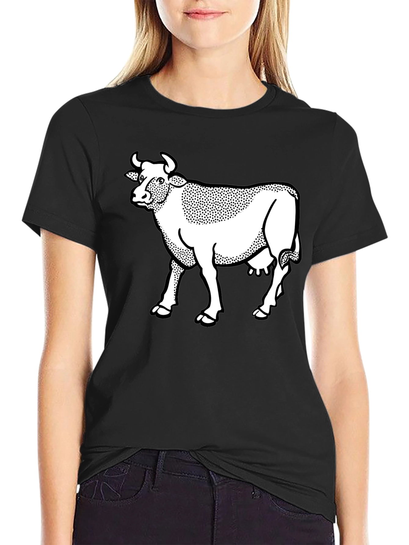 Black Cow Graphic Tee