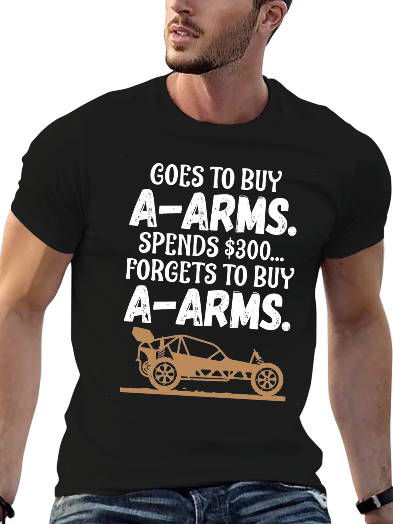 Goes to Buy A-Arms Funny RC Car T-Shirt