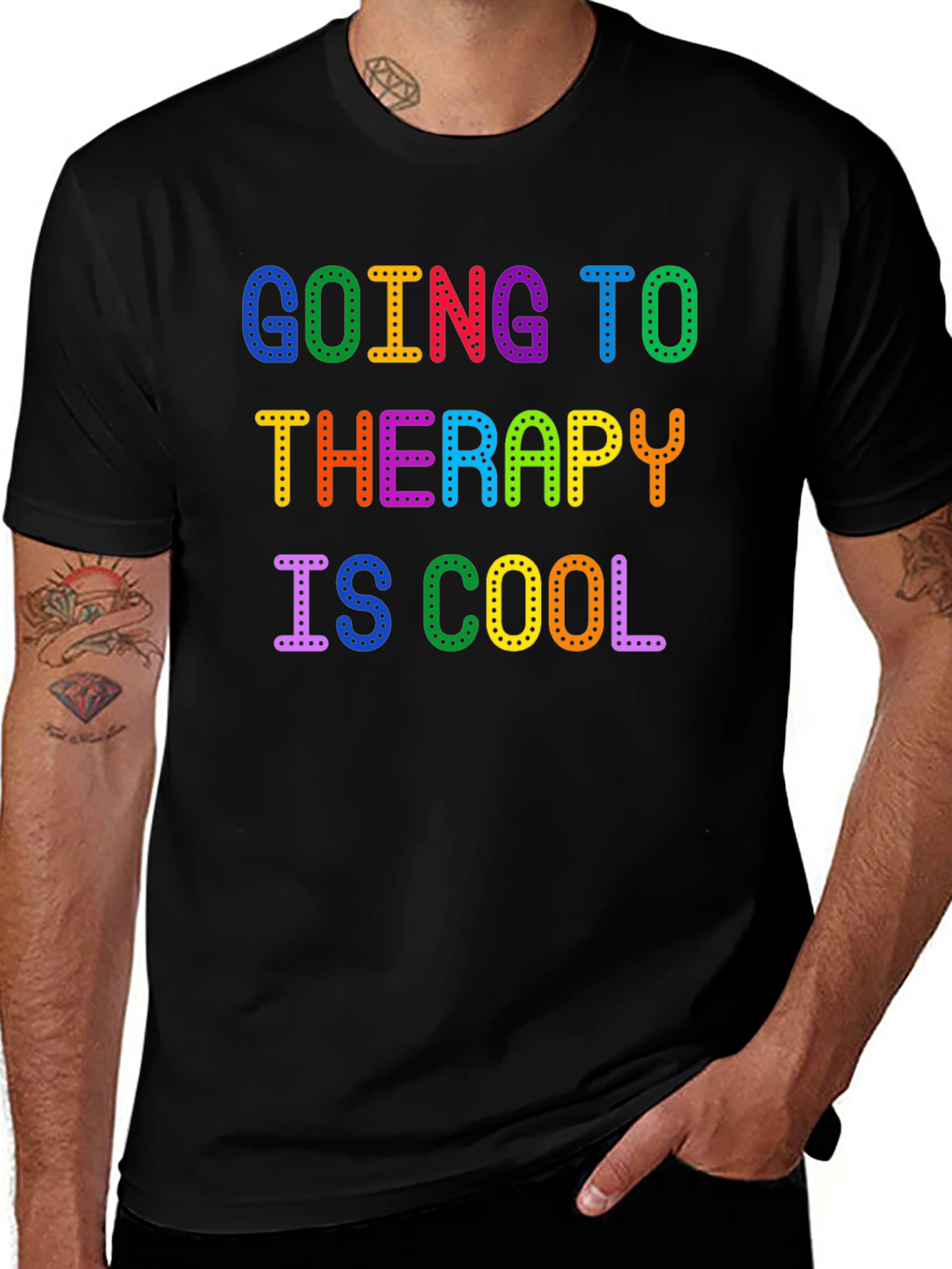 Going to Therapy is Cool Graphic T-Shirt