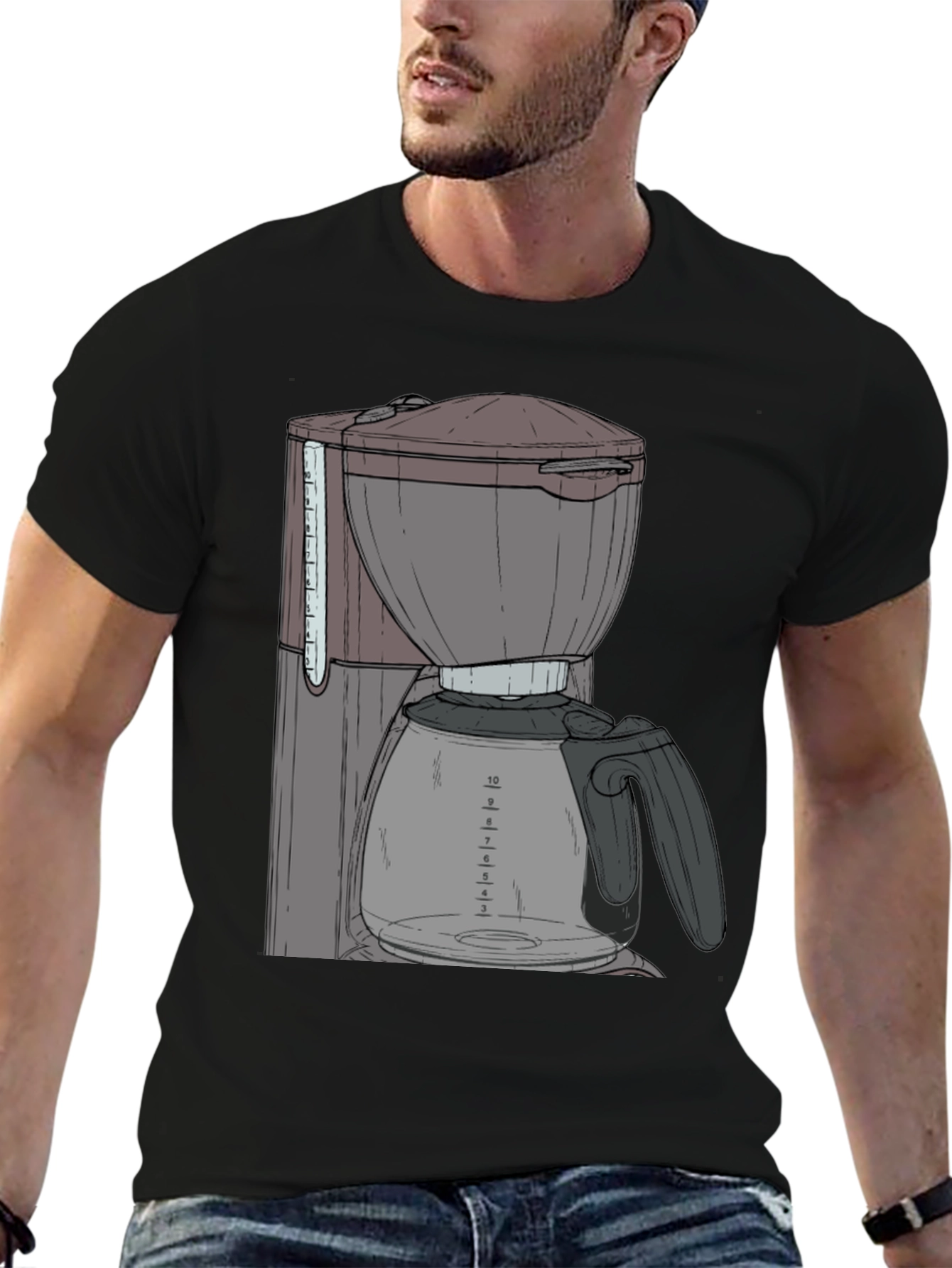 Coffee Maker Graphic Tee - Brewtiful Design