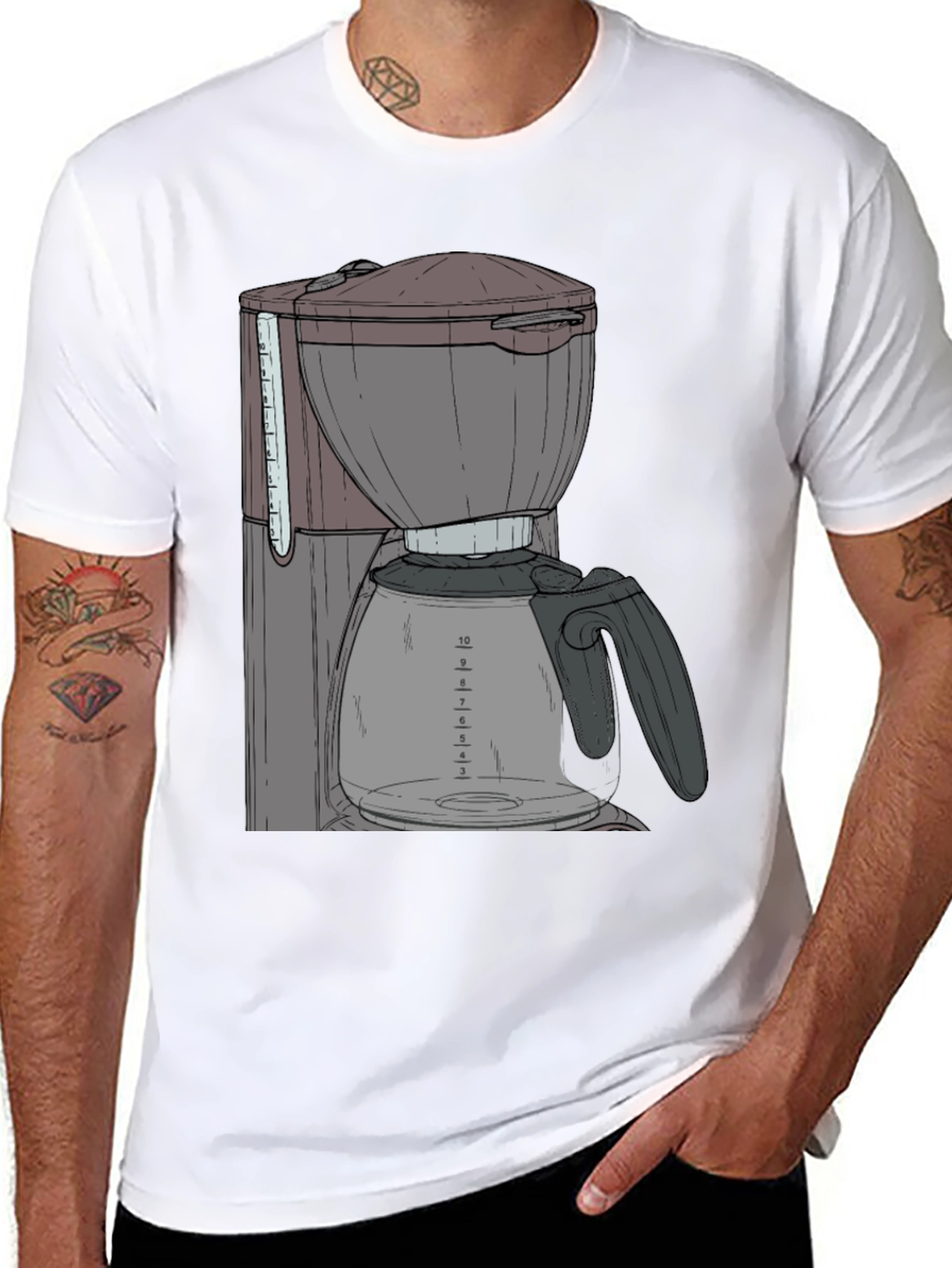 Coffee Maker Graphic Tee - Brewtiful Design