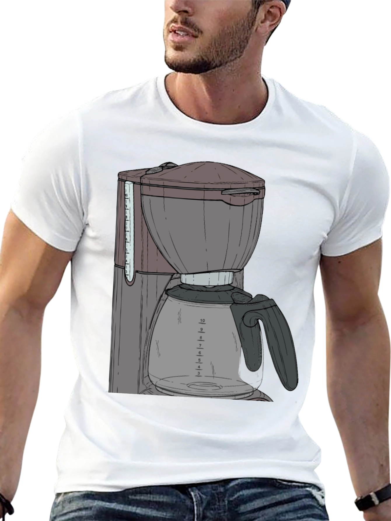 Coffee Maker Graphic Tee - Brewtiful Design