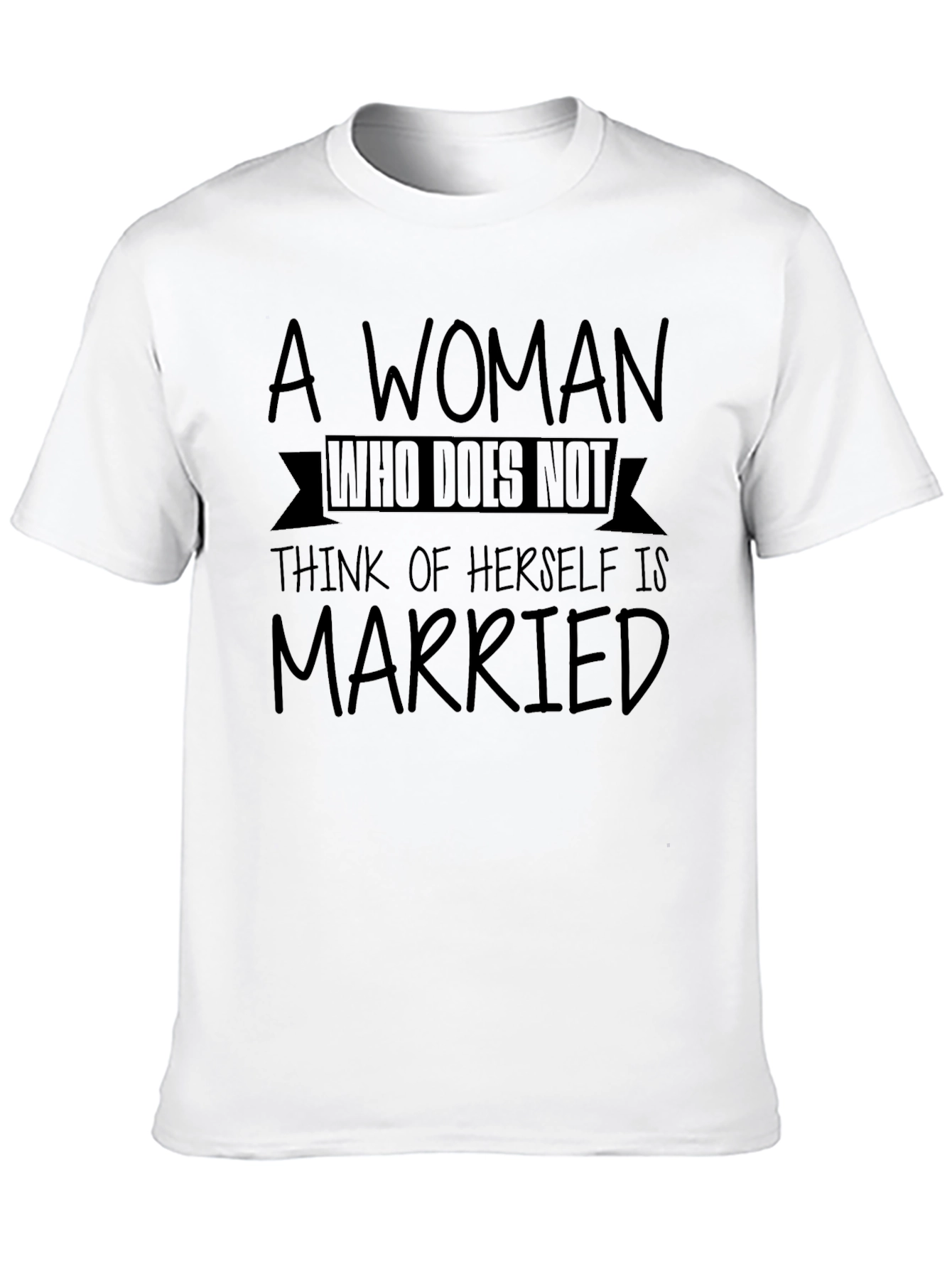 Married T-Shirt - Funny Slogan Tee