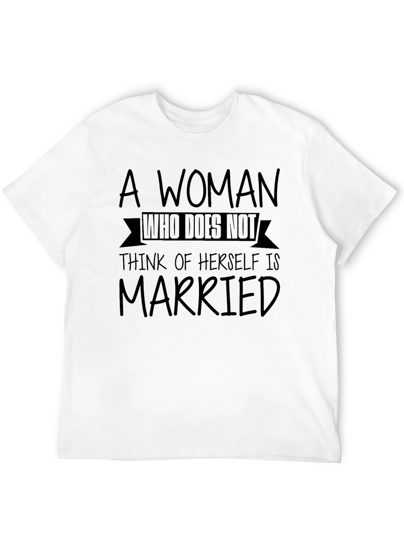 Married T-Shirt - Funny Slogan Tee