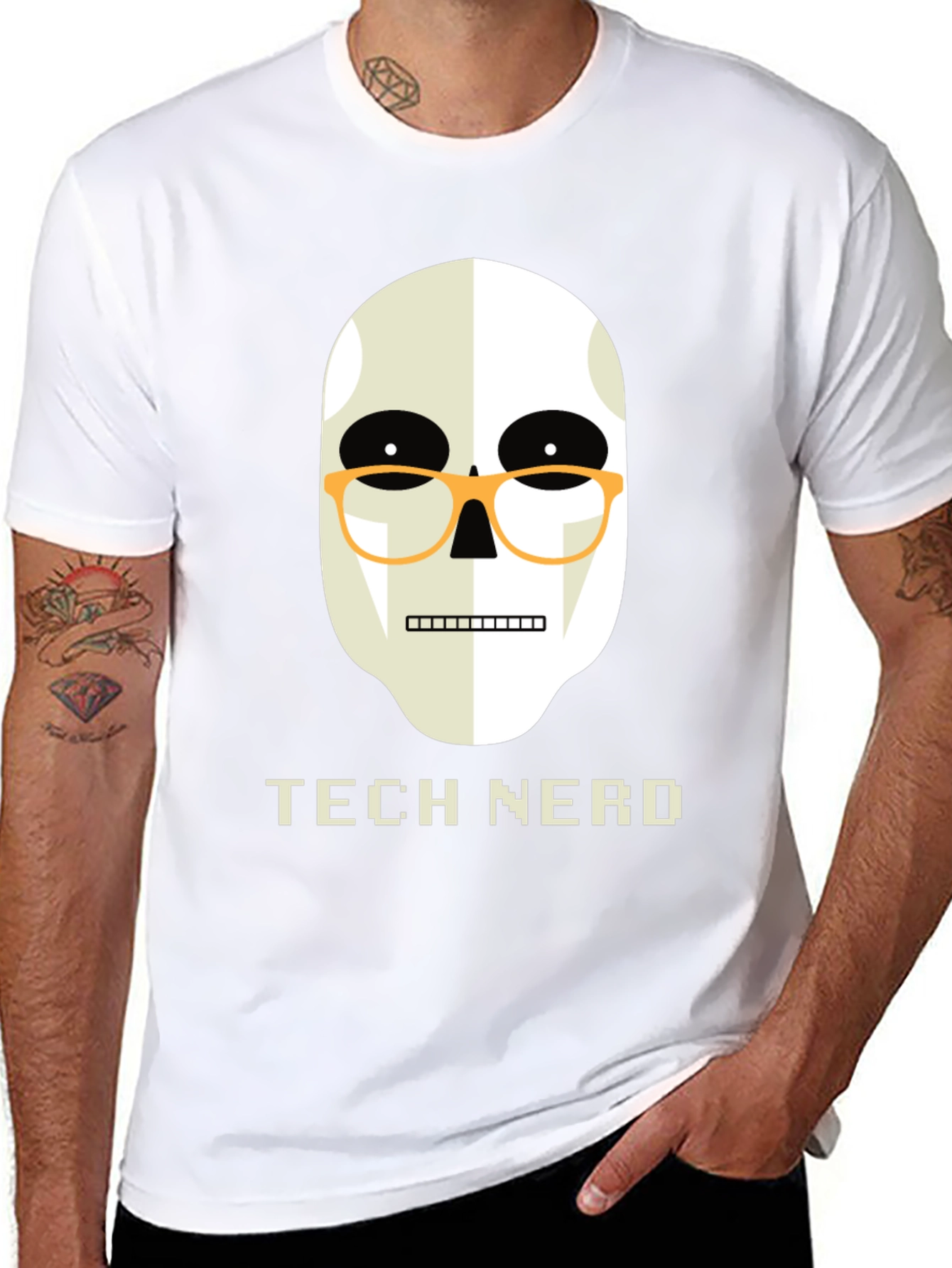 Tech Nerd Graphic T-Shirt - Geek Chic Style