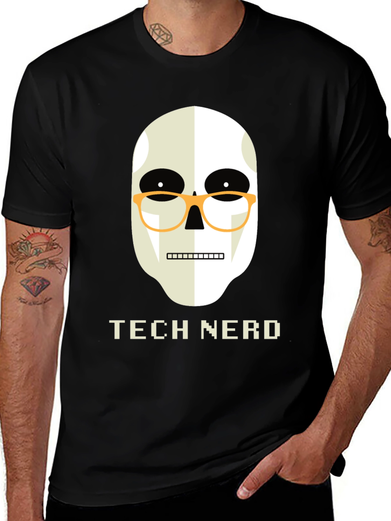 Tech Nerd Graphic T-Shirt - Geek Chic Style