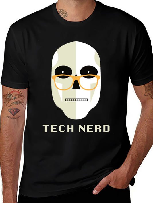 Tech Nerd Graphic T-Shirt - Geek Chic Style