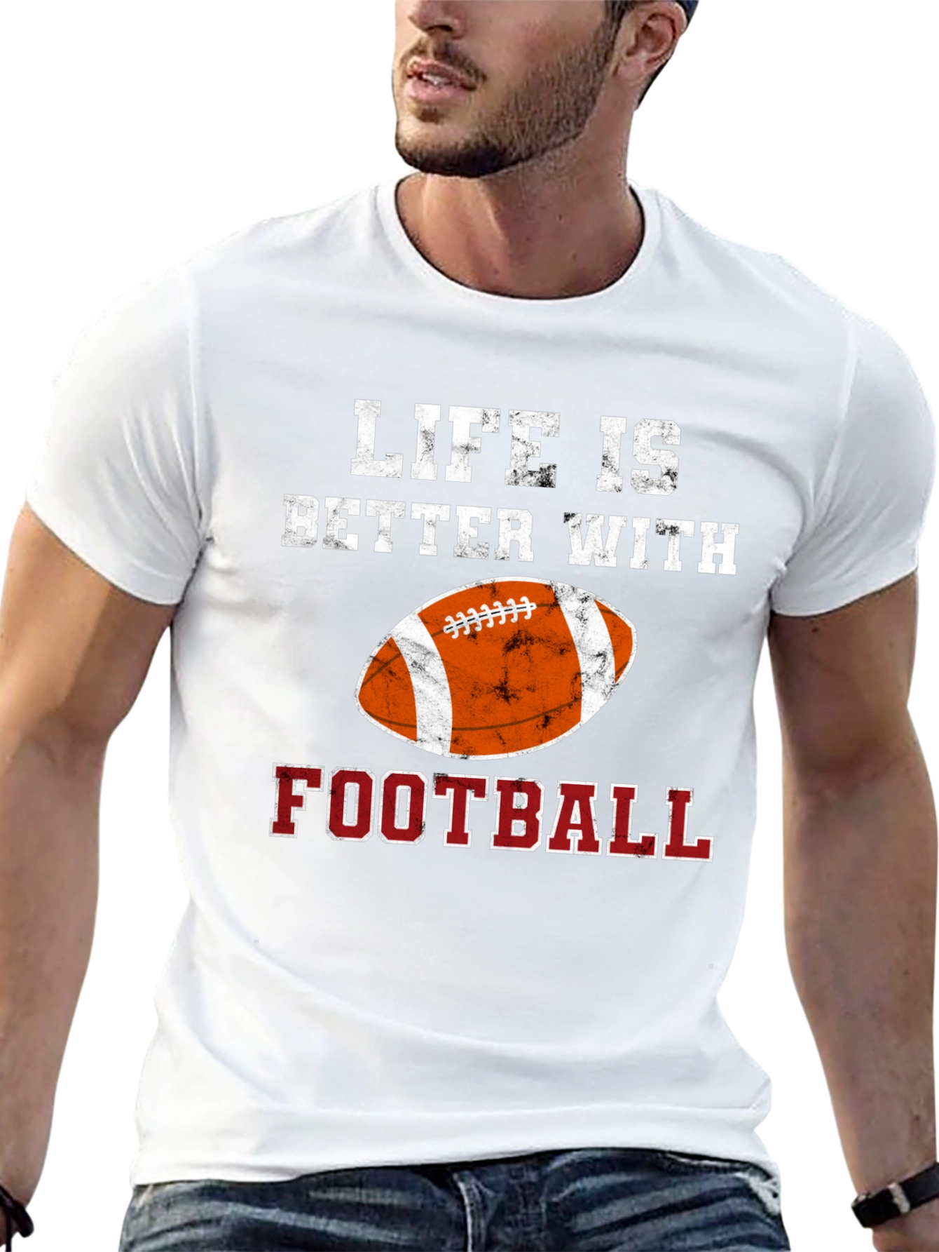 Life Is Better With Football T-Shirt