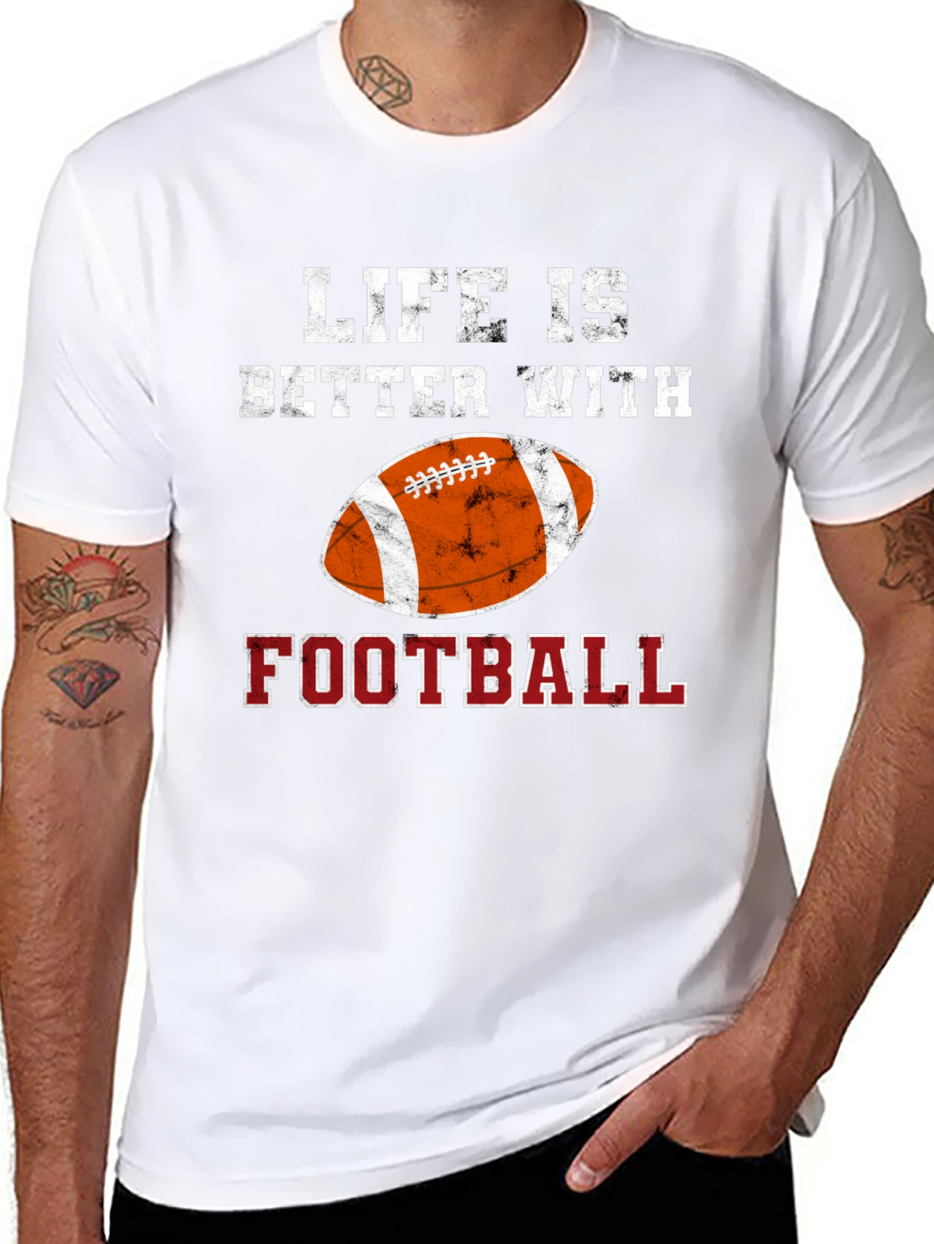 Life Is Better With Football T-Shirt