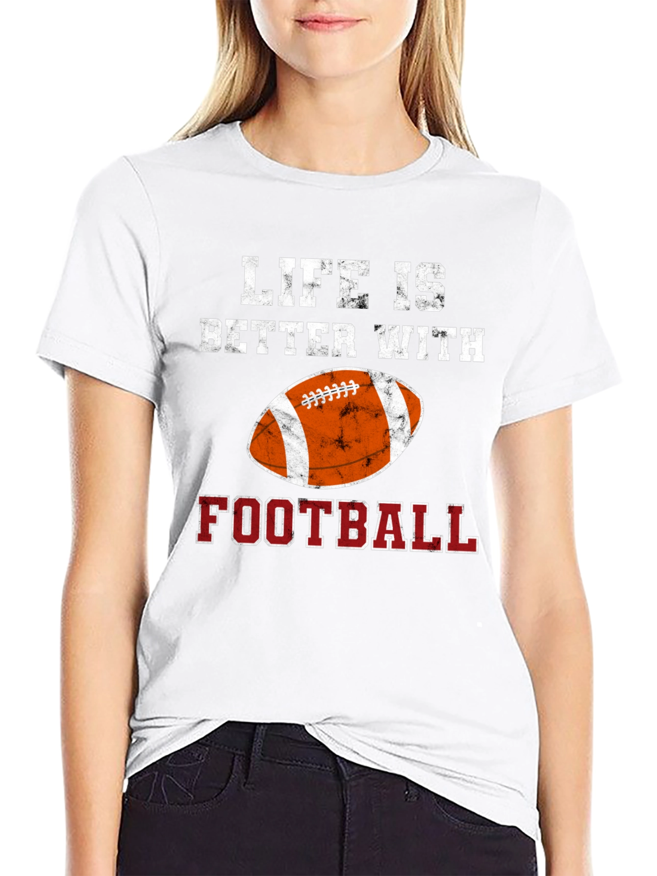 Life Is Better With Football T-Shirt