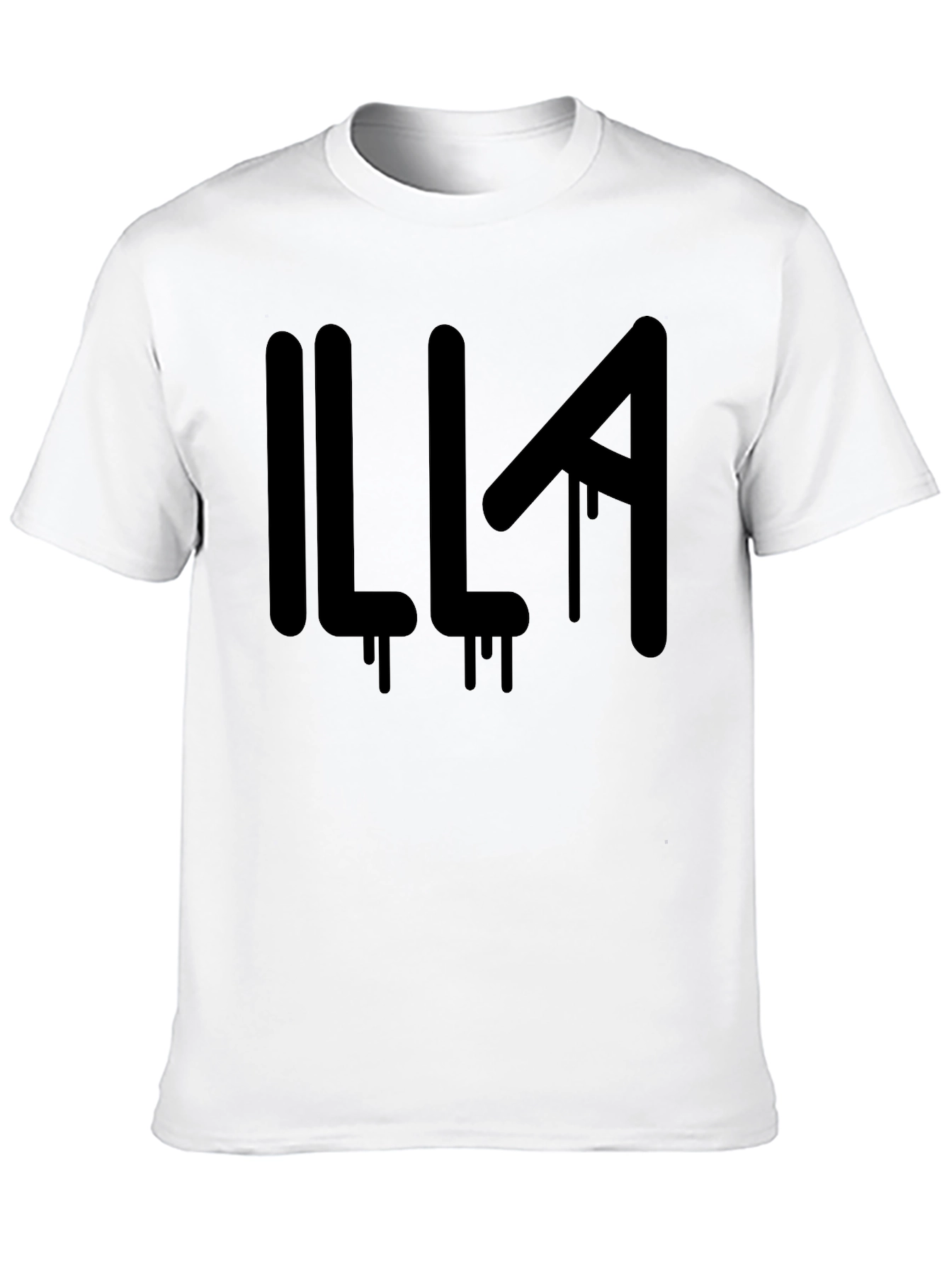 Illa Graphic Print Mens Black T-Shirt