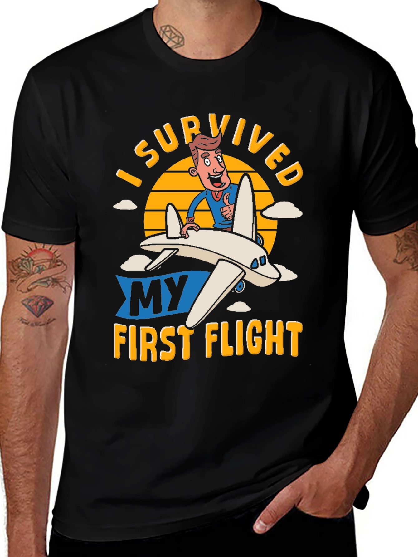 I Survived My First Flight T-Shirt