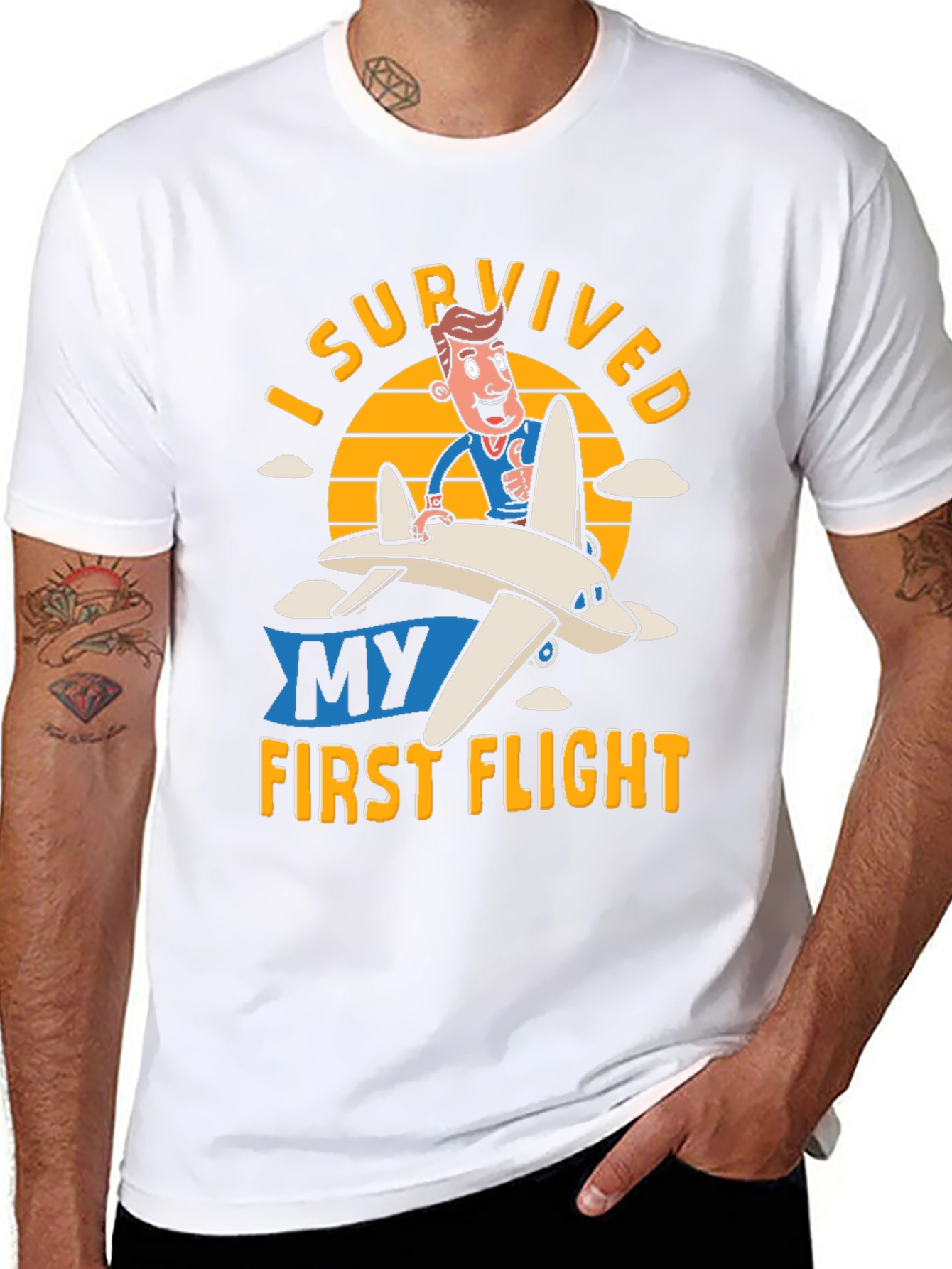 I Survived My First Flight T-Shirt