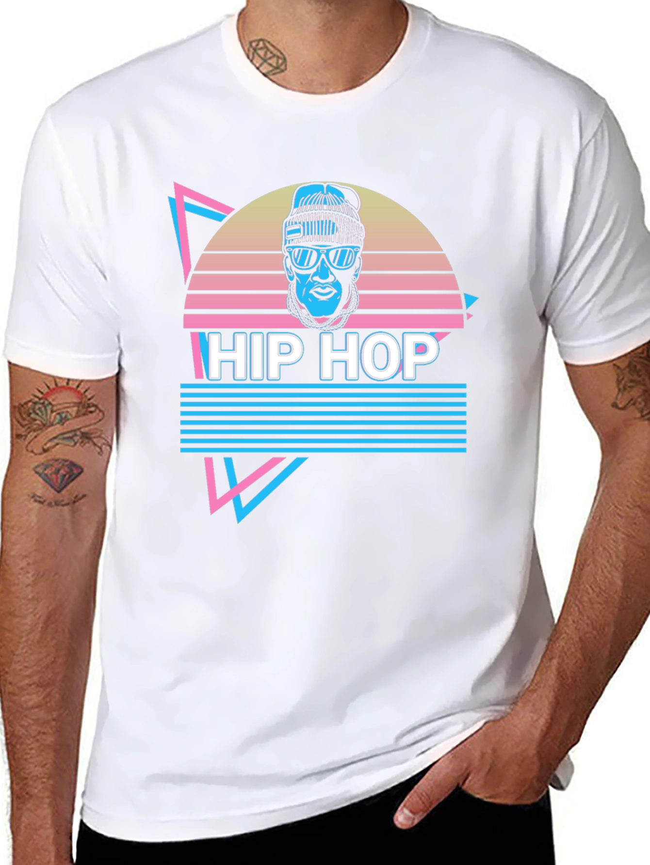 Retro Hip Hop Graphic T-Shirt