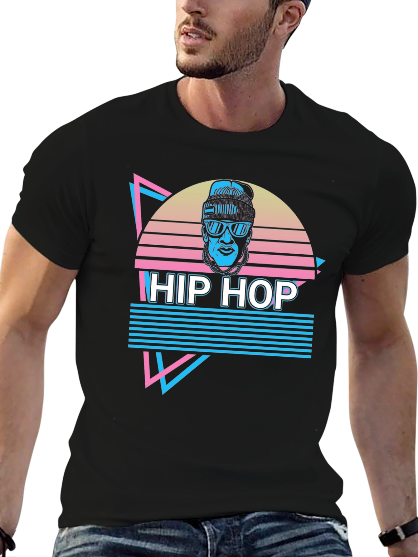 Retro Hip Hop Graphic T-Shirt