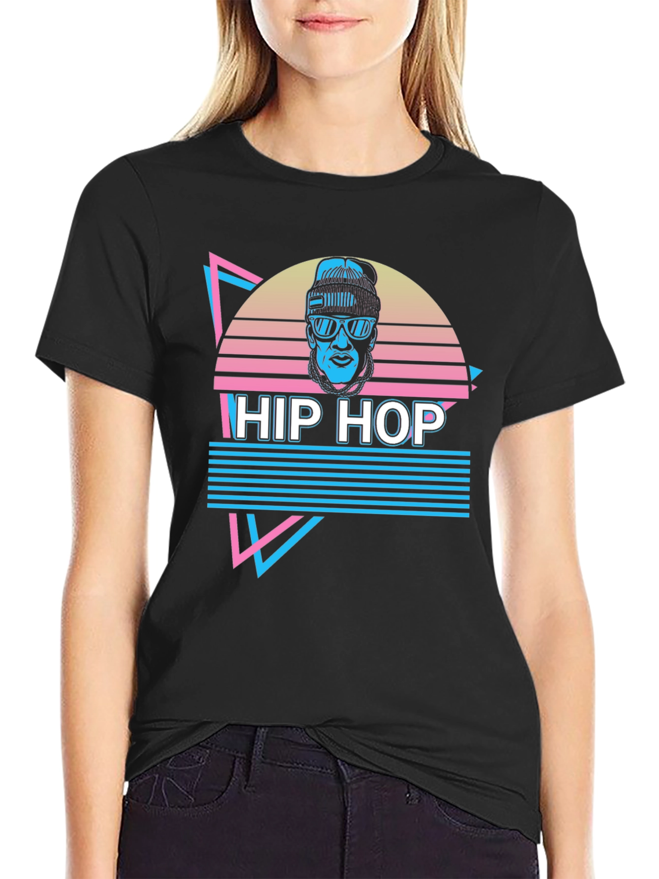 Retro Hip Hop Graphic T-Shirt