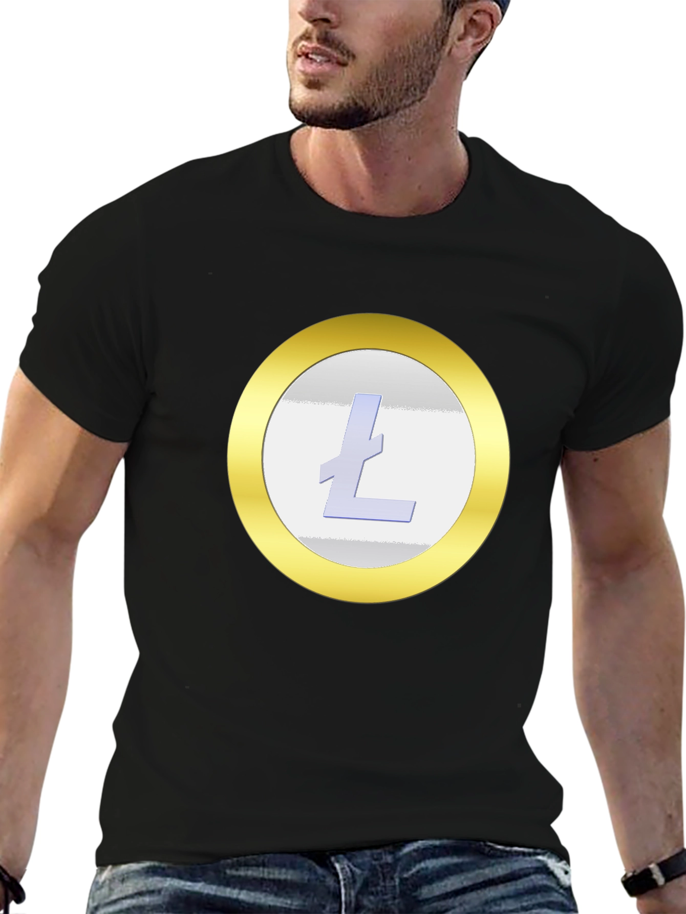 Litecoin Crypto T-Shirt - Black