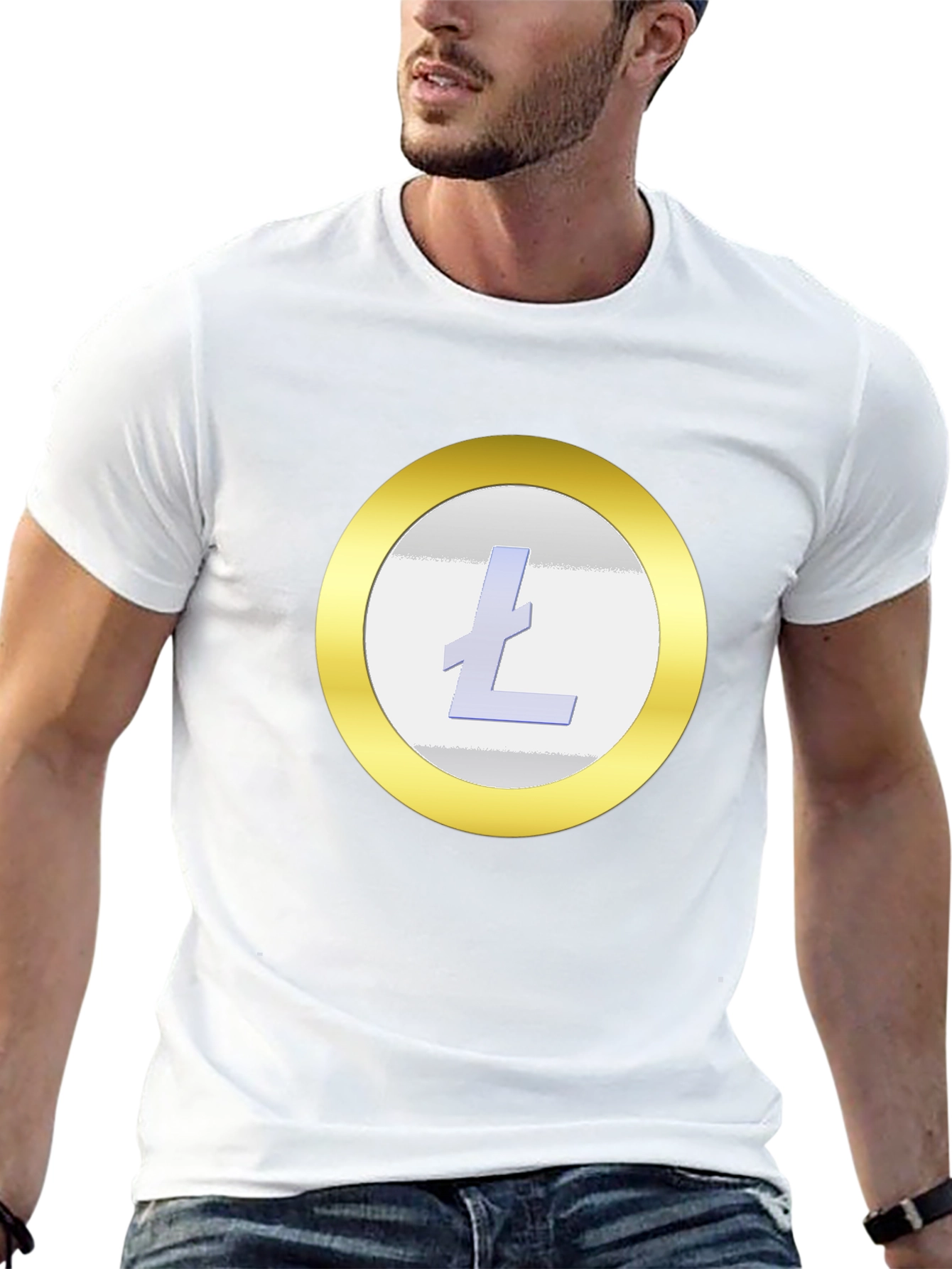 Litecoin Crypto T-Shirt - Black