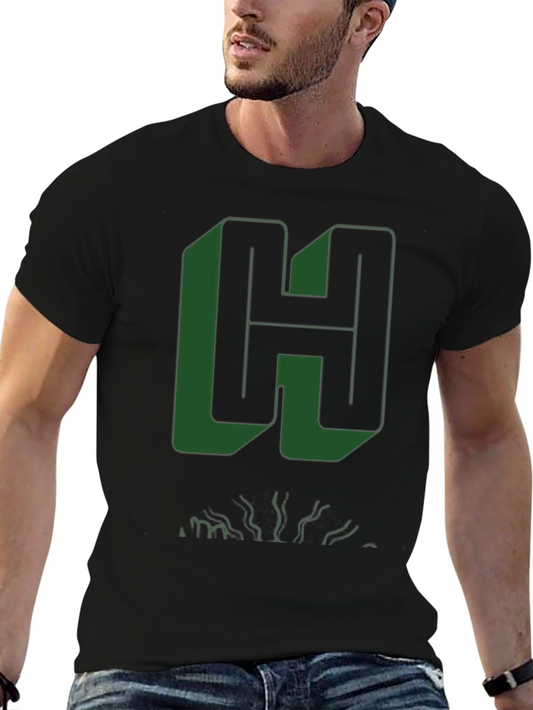Bold H Graphic Tee - Modern Style