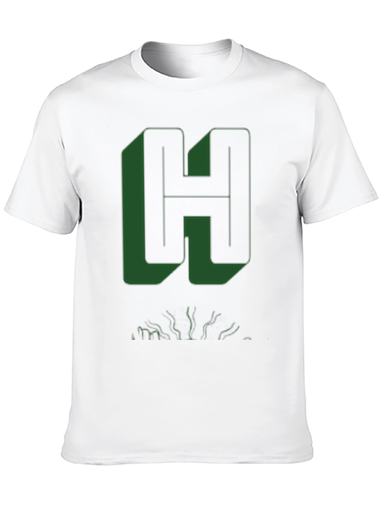 Bold H Graphic Tee - Modern Style