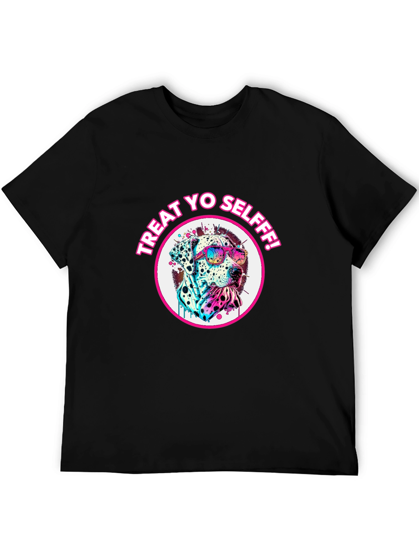 Treat Yo Self Dalmatian T-Shirt - Cool Dog Tee