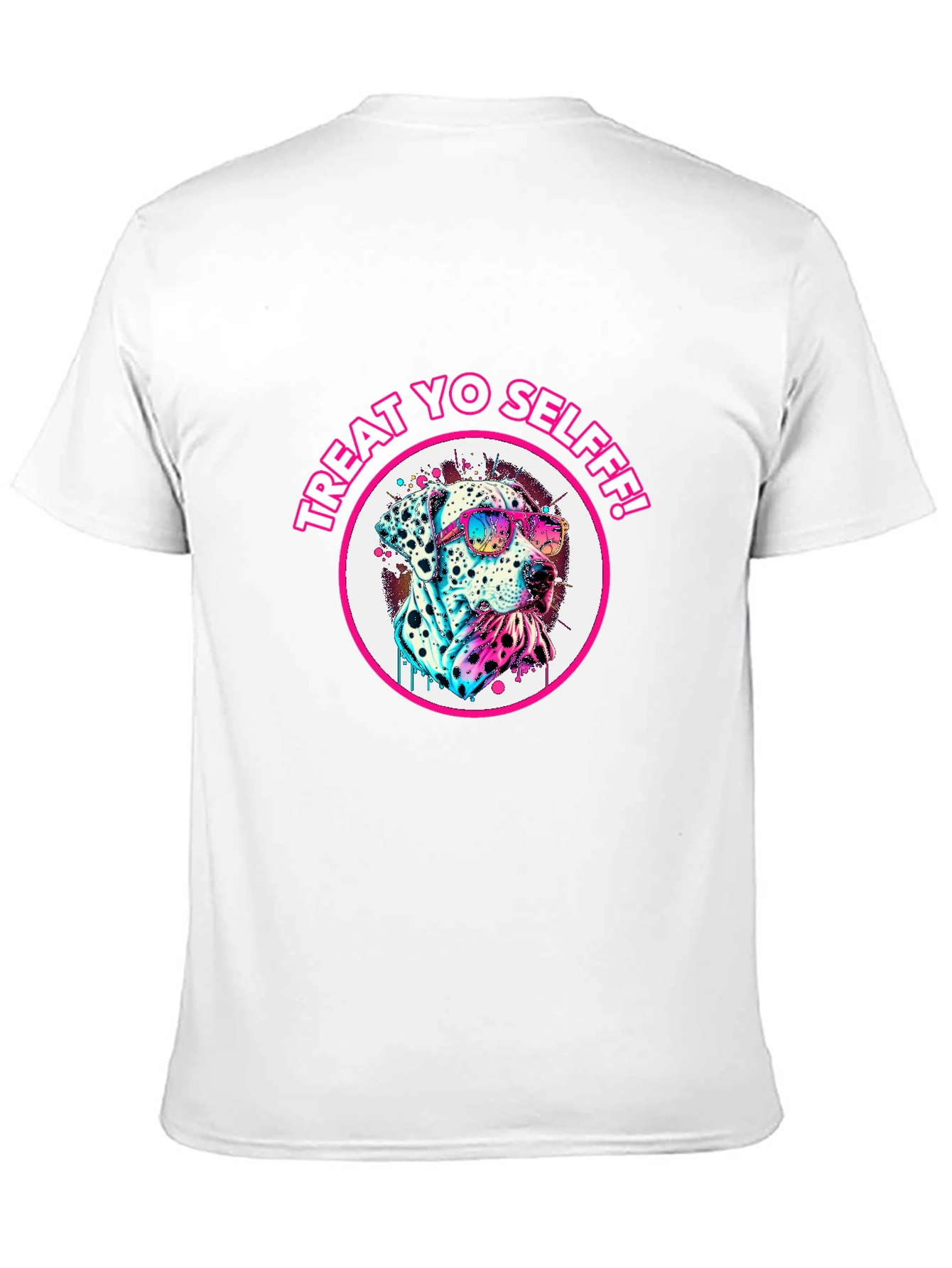 Treat Yo Self Dalmatian T-Shirt - Cool Dog Tee