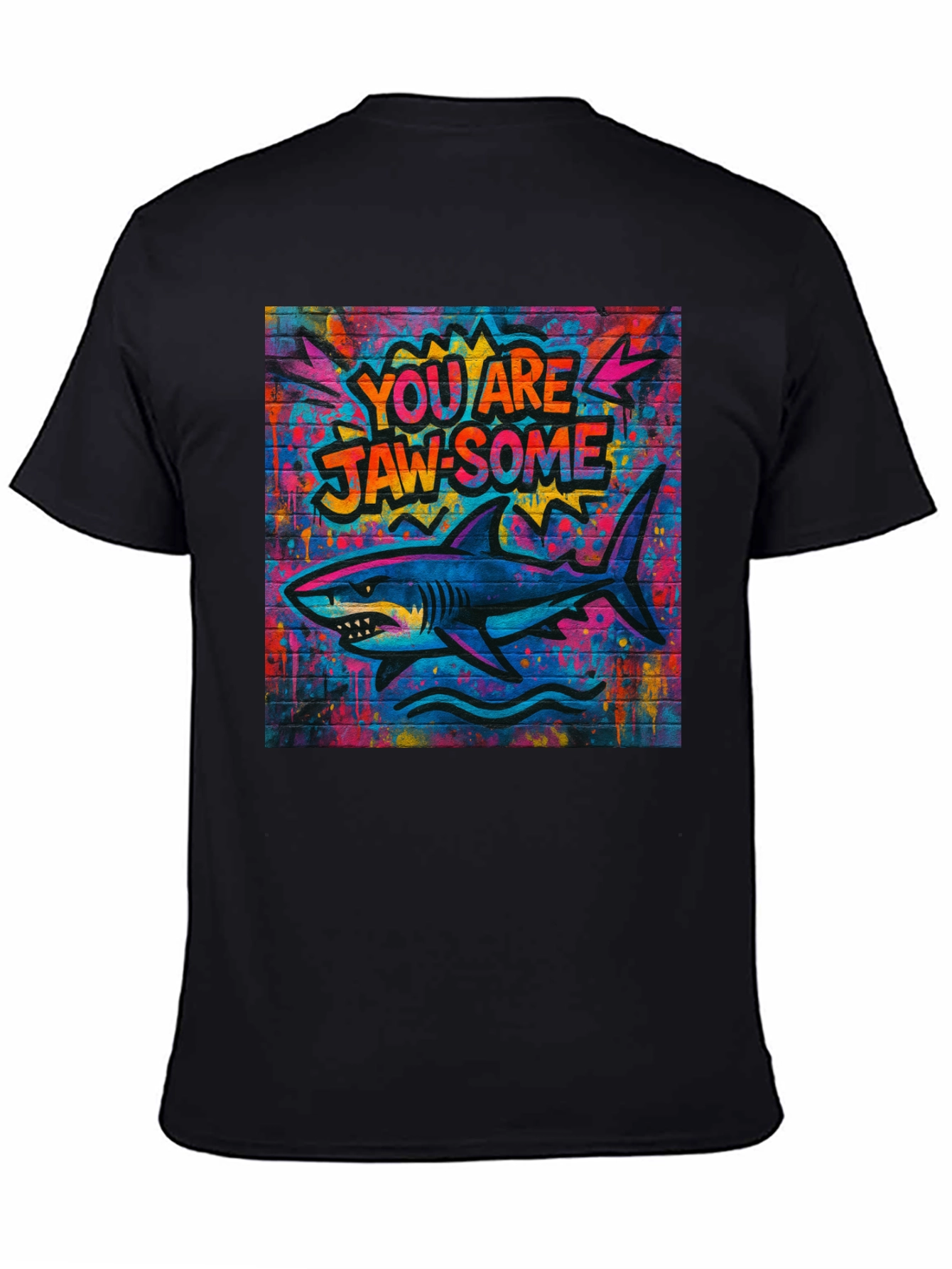 Jaw-some Shark Graphic Tee - Urban Streetwear