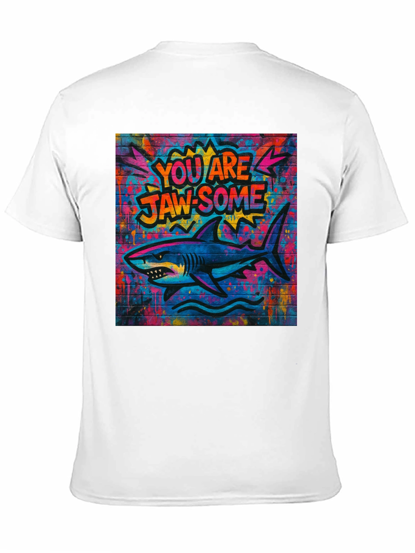 Jaw-some Shark Graphic Tee - Urban Streetwear