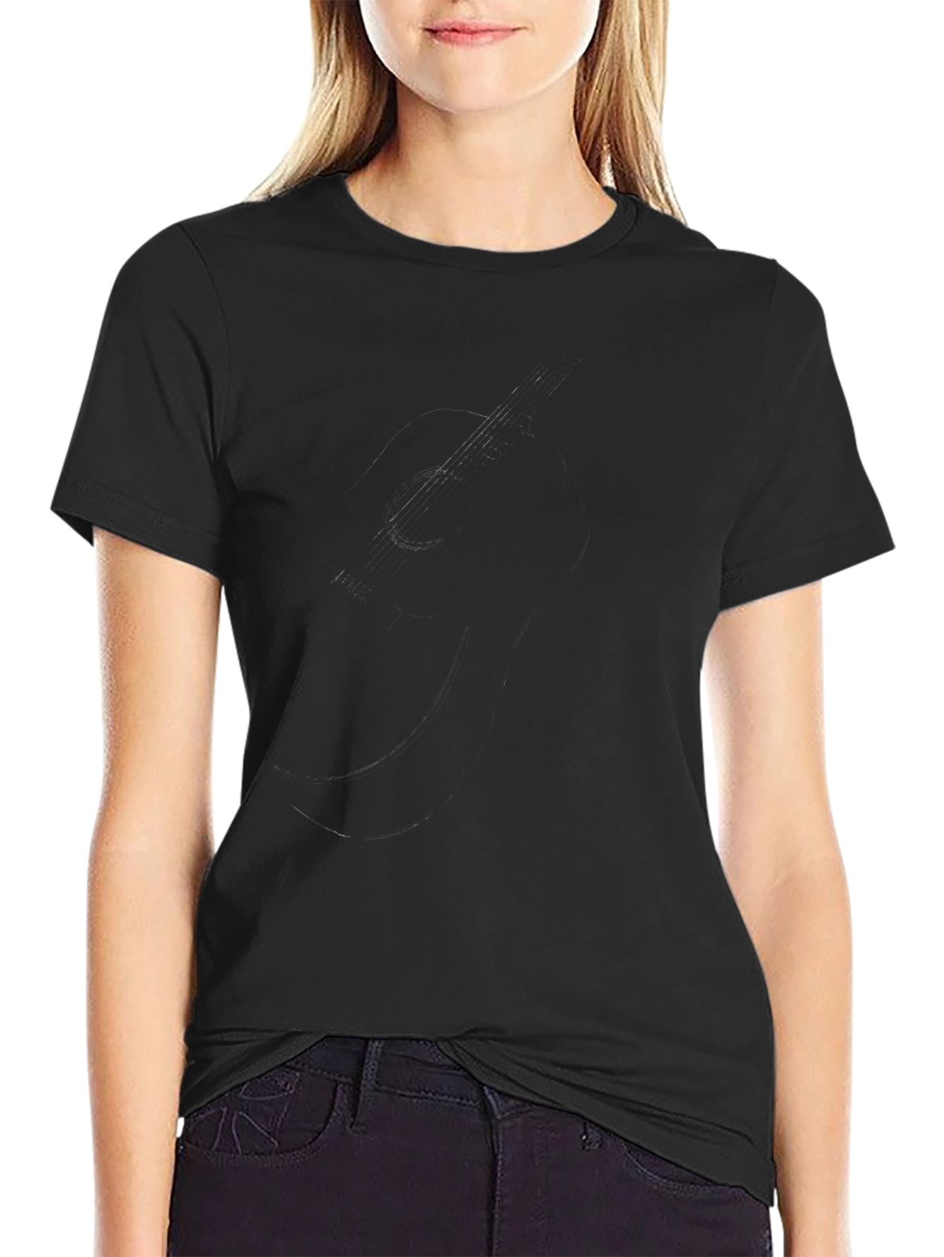 Mens Basic Black Short Sleeve T-Shirt