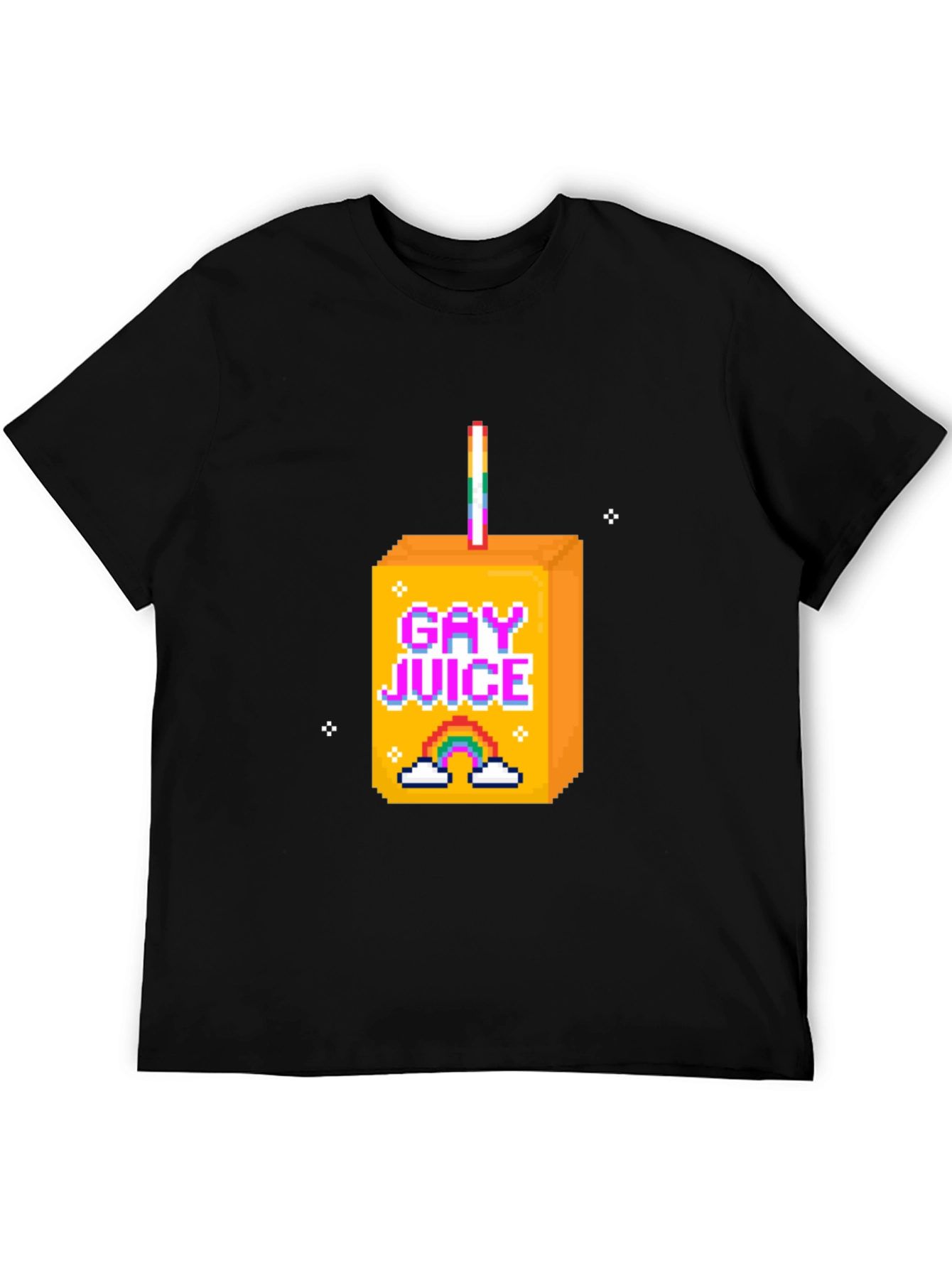 Gay Juice Box Pixel Art T-Shirt