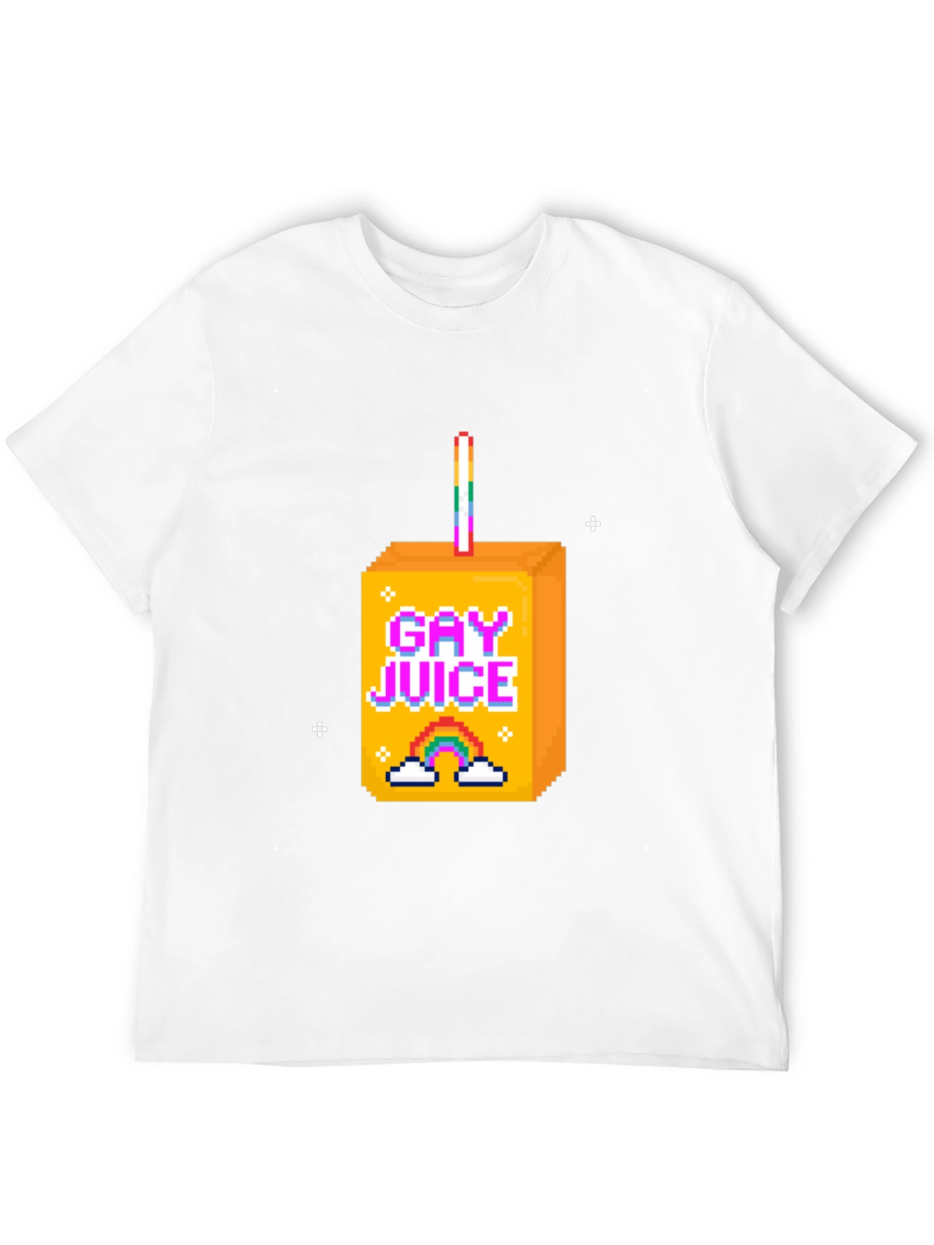 Gay Juice Box Pixel Art T-Shirt