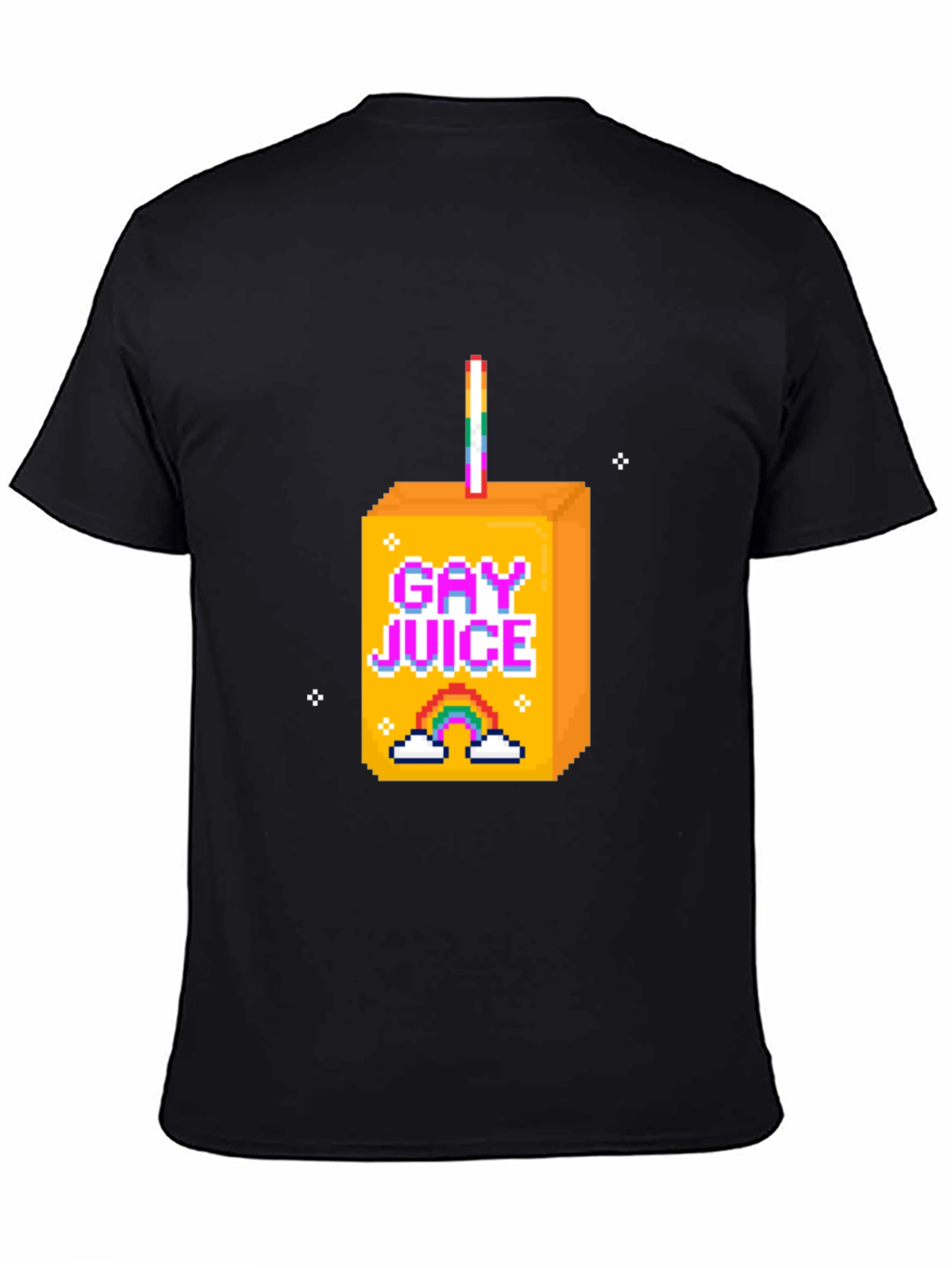 Gay Juice Box Pixel Art T-Shirt
