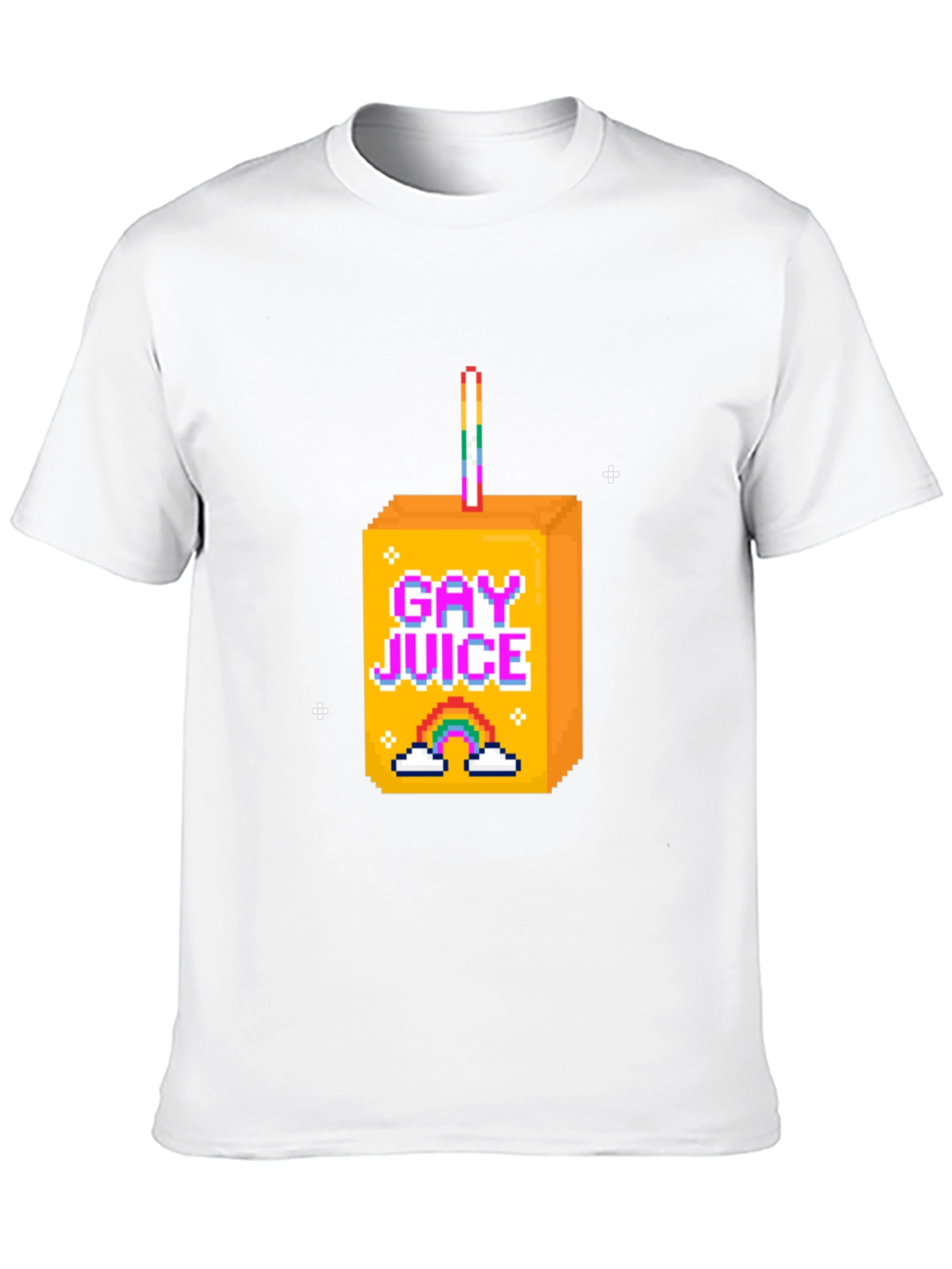 Gay Juice Box Pixel Art T-Shirt