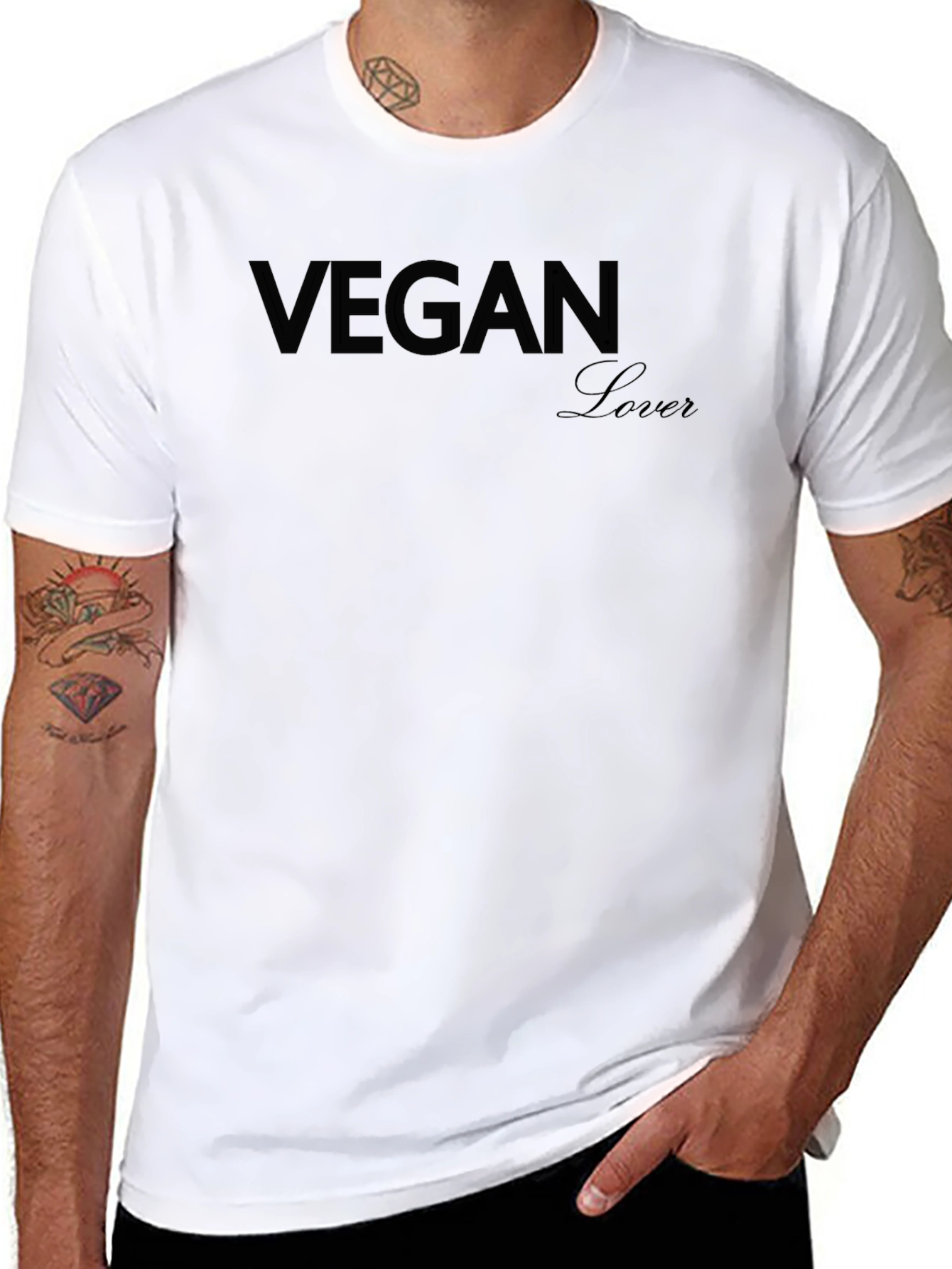 Vegan Lover Black T-Shirt